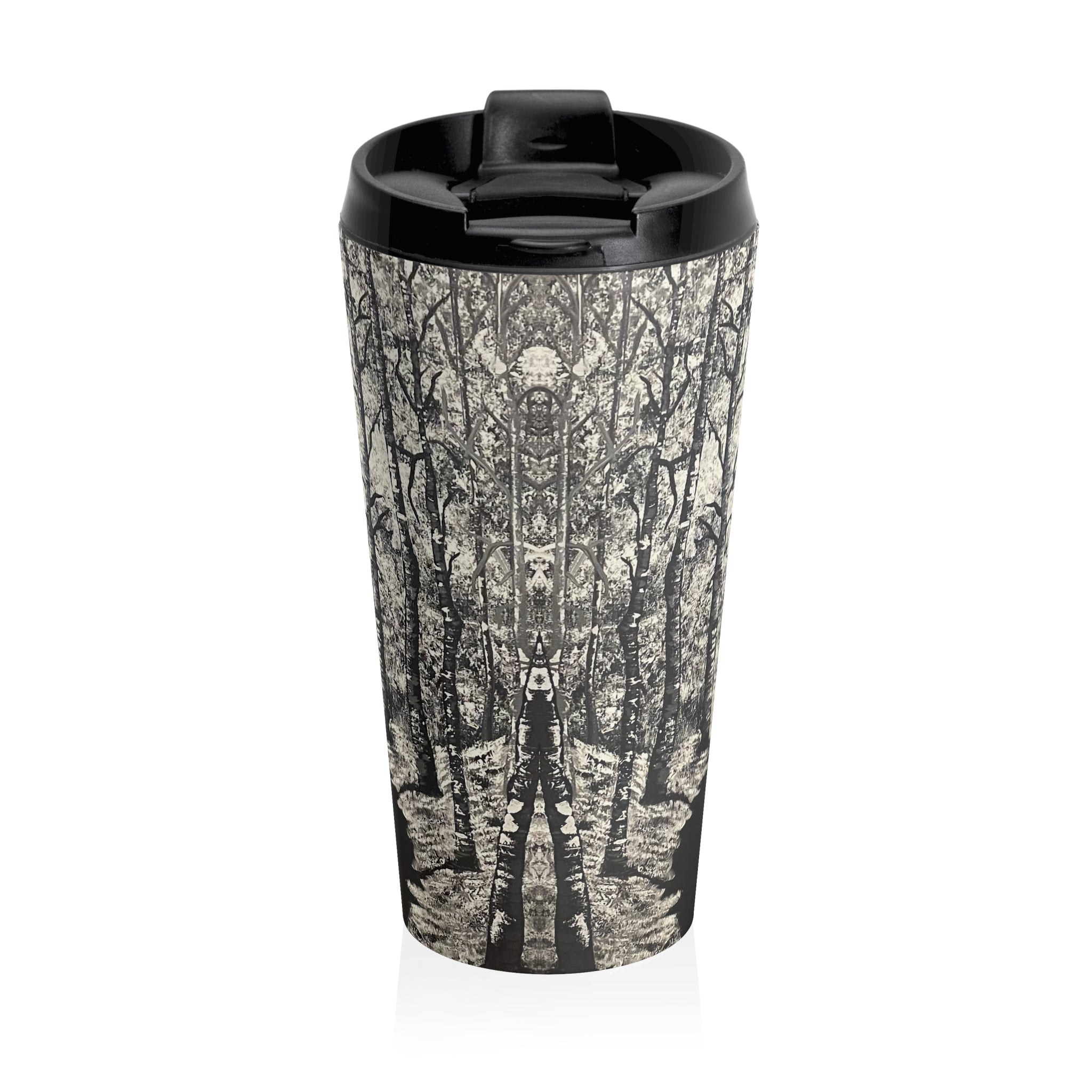 Silver Shadows Stainless Steel Travel Mug
