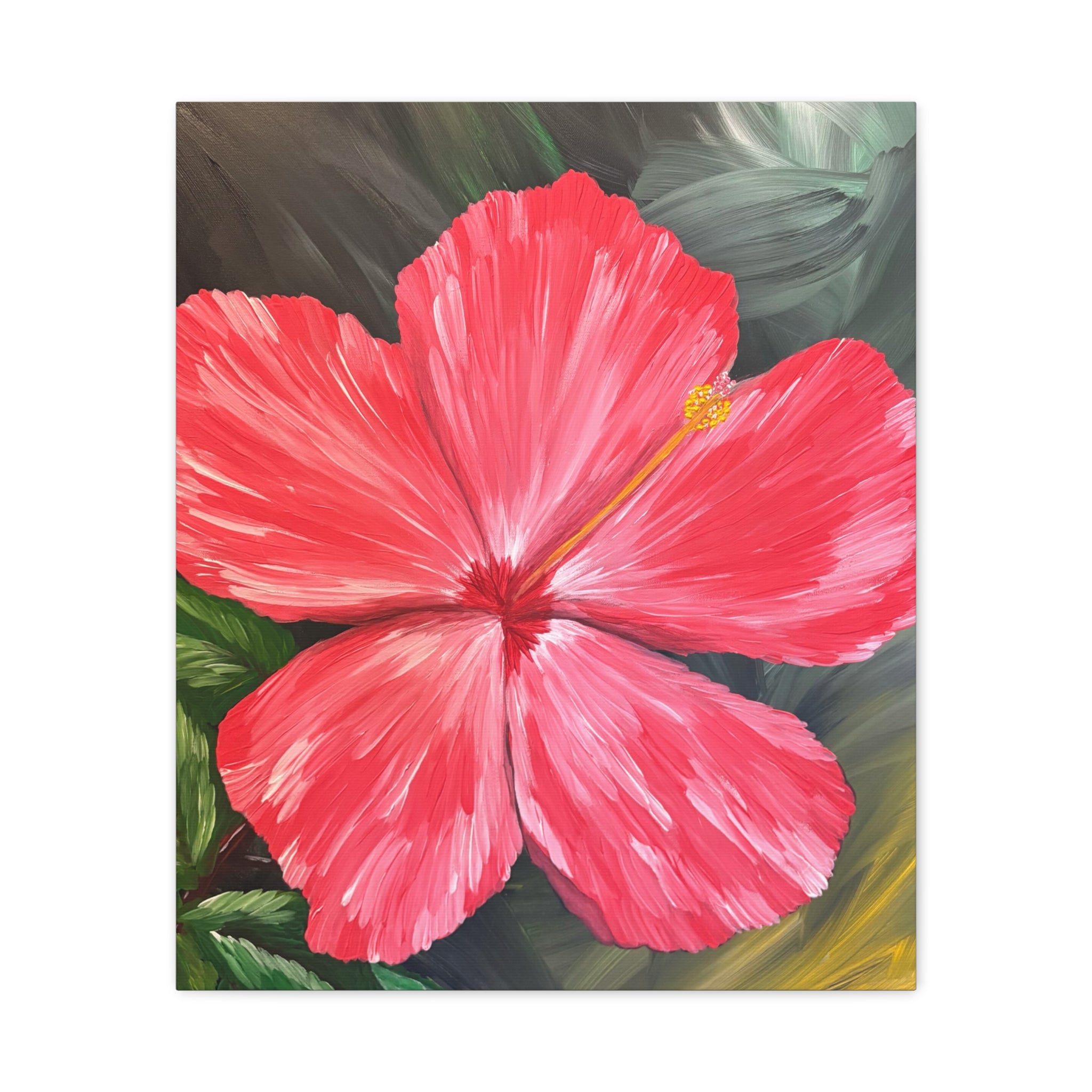 Hibiscus Hues Canvas Wall Art