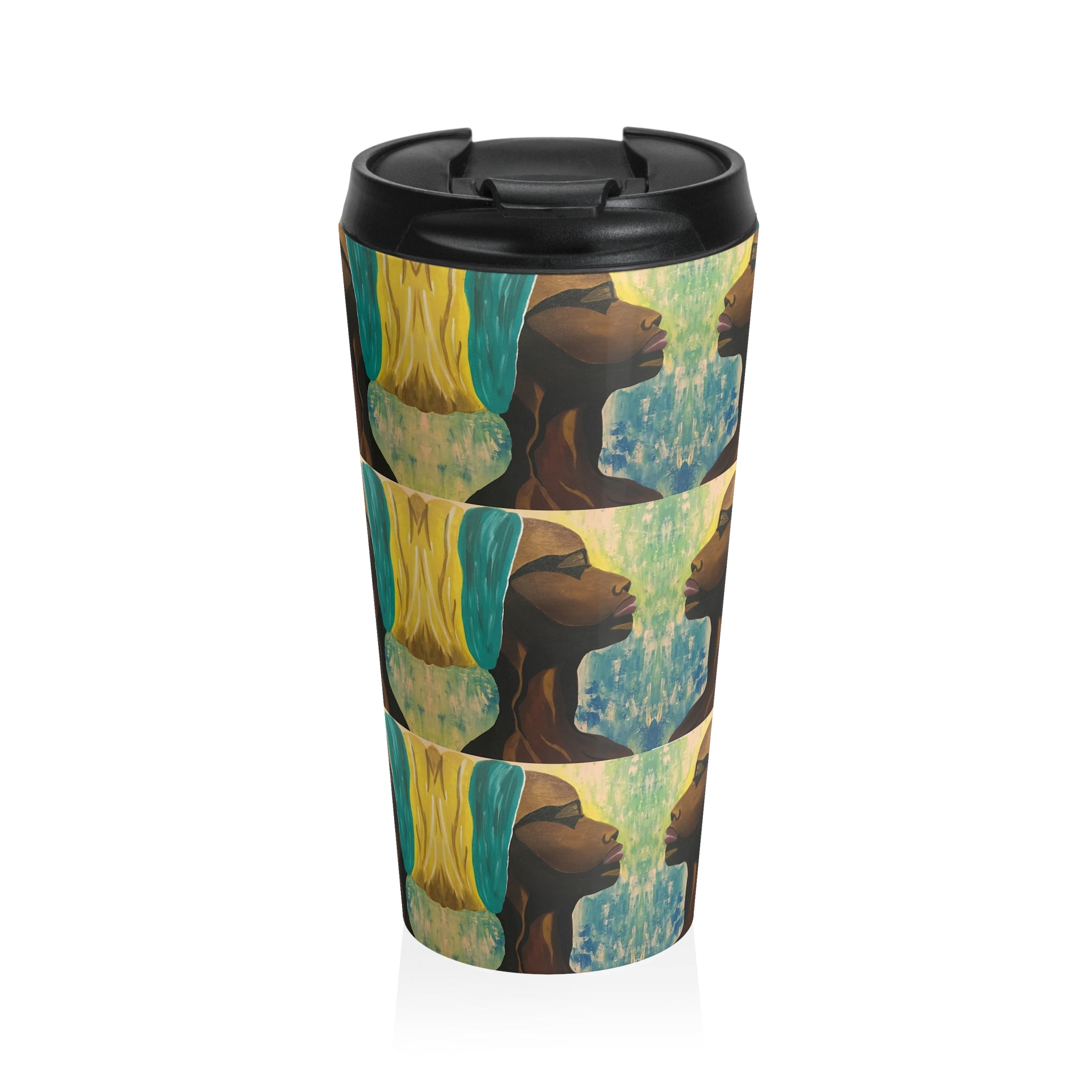 Hues of Heritage Travel Mug, Coffee Cup, Tea Mug, Multicultural Gift, Unique Travel Accessory