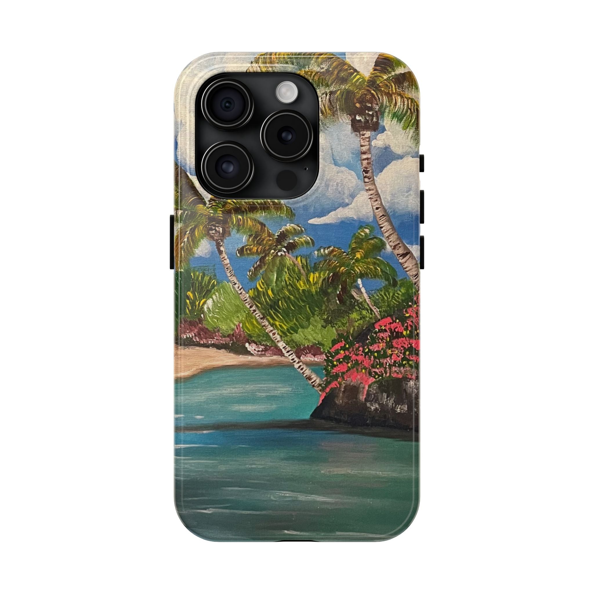 Blooming Paradise Phone Case Hand Painted Unique Designs