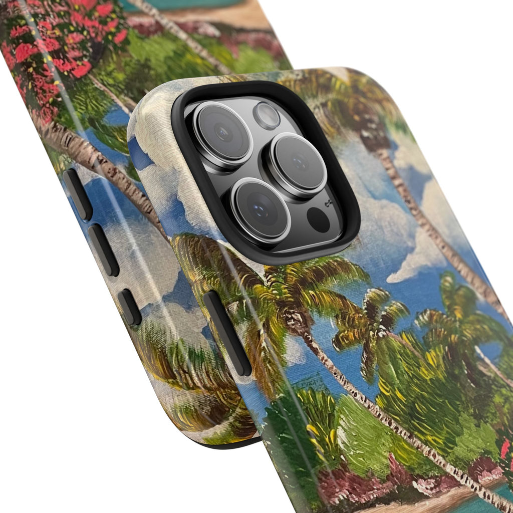 Blooming Paradise Phone Case Hand Painted Unique Designs