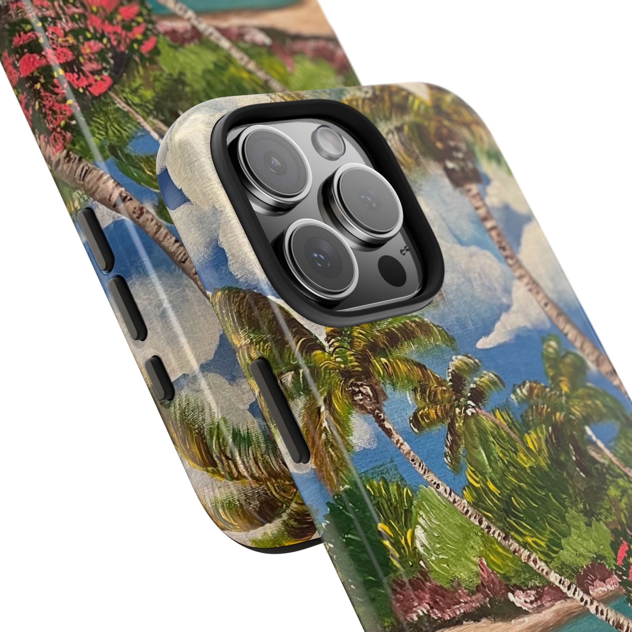 Blooming Paradise Phone Case Hand Painted Unique Designs