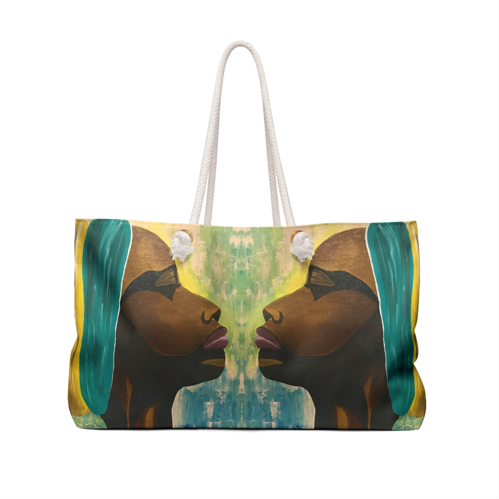 Hues of Heritage Tote Bag with Hand Painted Designs