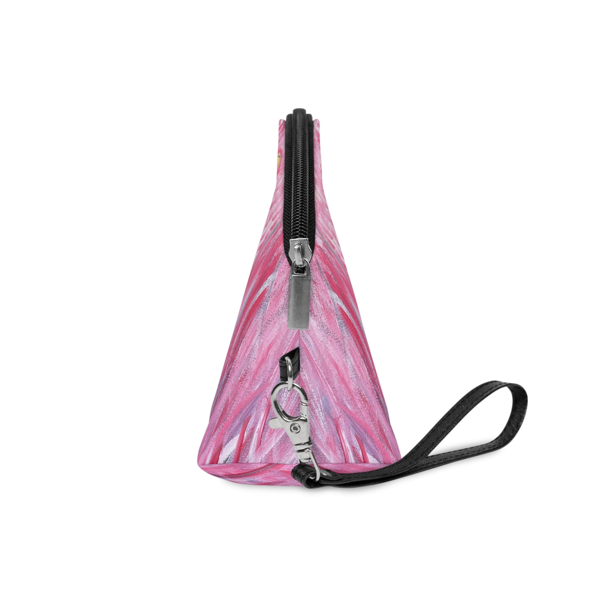 Feathered Grace Cosmetic Pouch - Stylish Makeup Bag