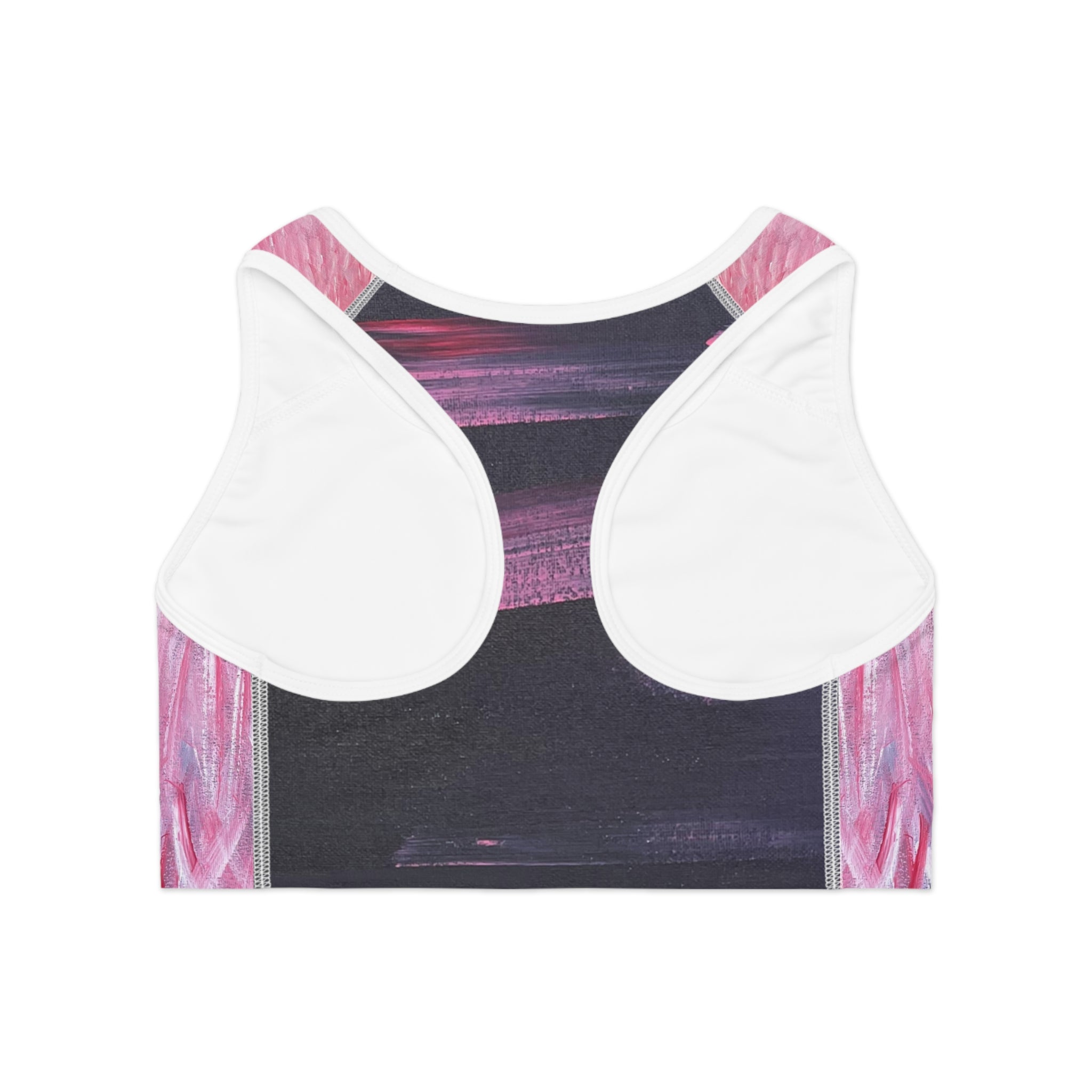 Feathered Grace Sports Bra, Activewear for Yoga, Workout Gear, Gift for Fitness Lovers, Exercise Top, Beachwear