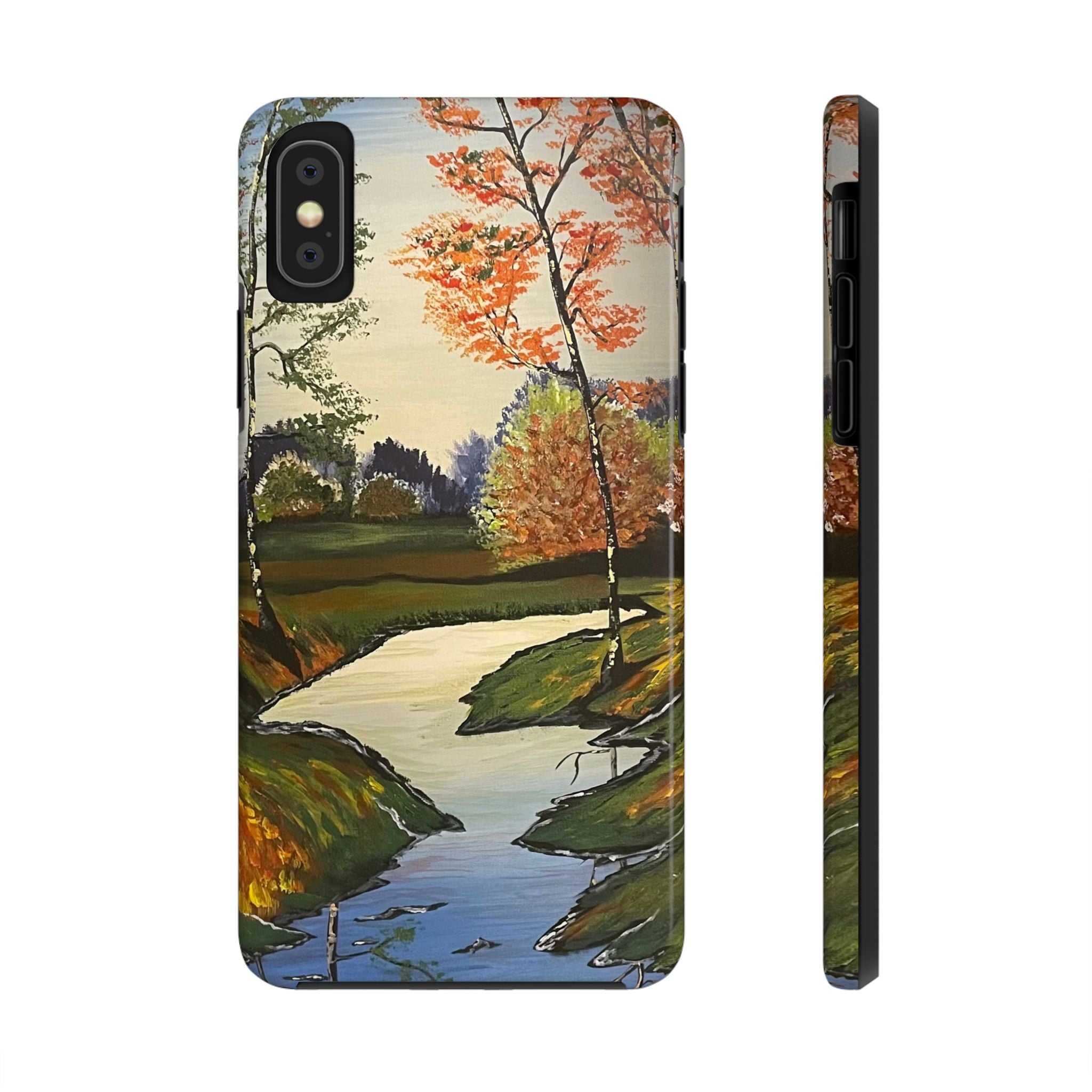 Whispering Birches Phone Case - Hand Painted Unique Designs