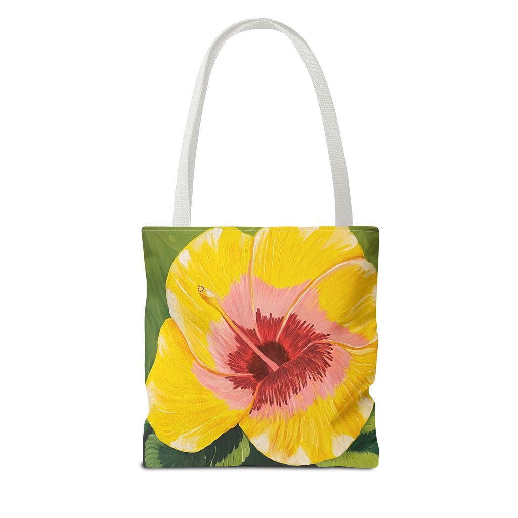 Blushing Sunrise Hand Painted Tote Bag