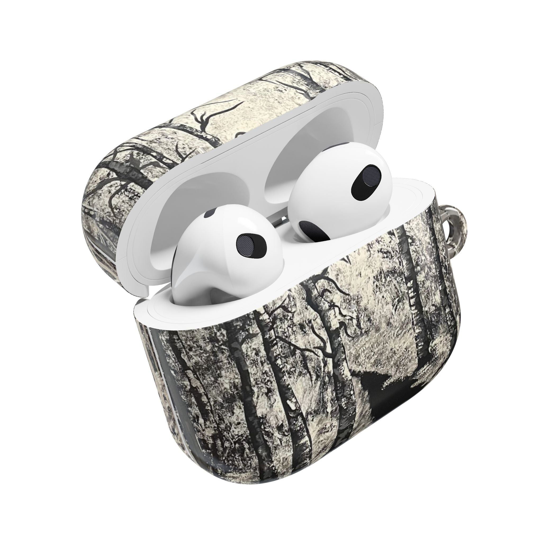Silver Shadows AirPod Case