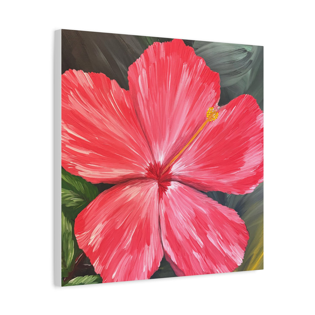 Hibiscus Hues Canvas Wall Art