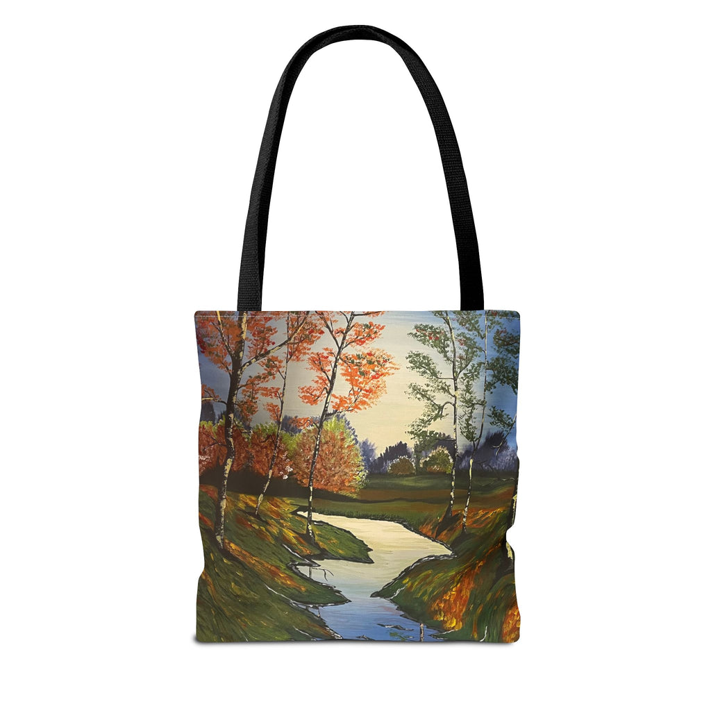 Whispering Birches Hand Painted Tote Bag