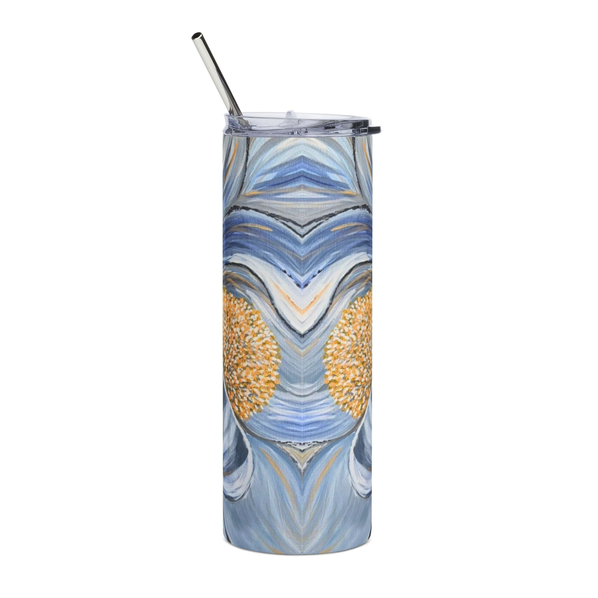 Velvet Current 20oz Stainless Steel Drinkware, Unique Design for Coffee Lovers, Gift for Her, Travel Mug, Inspirational