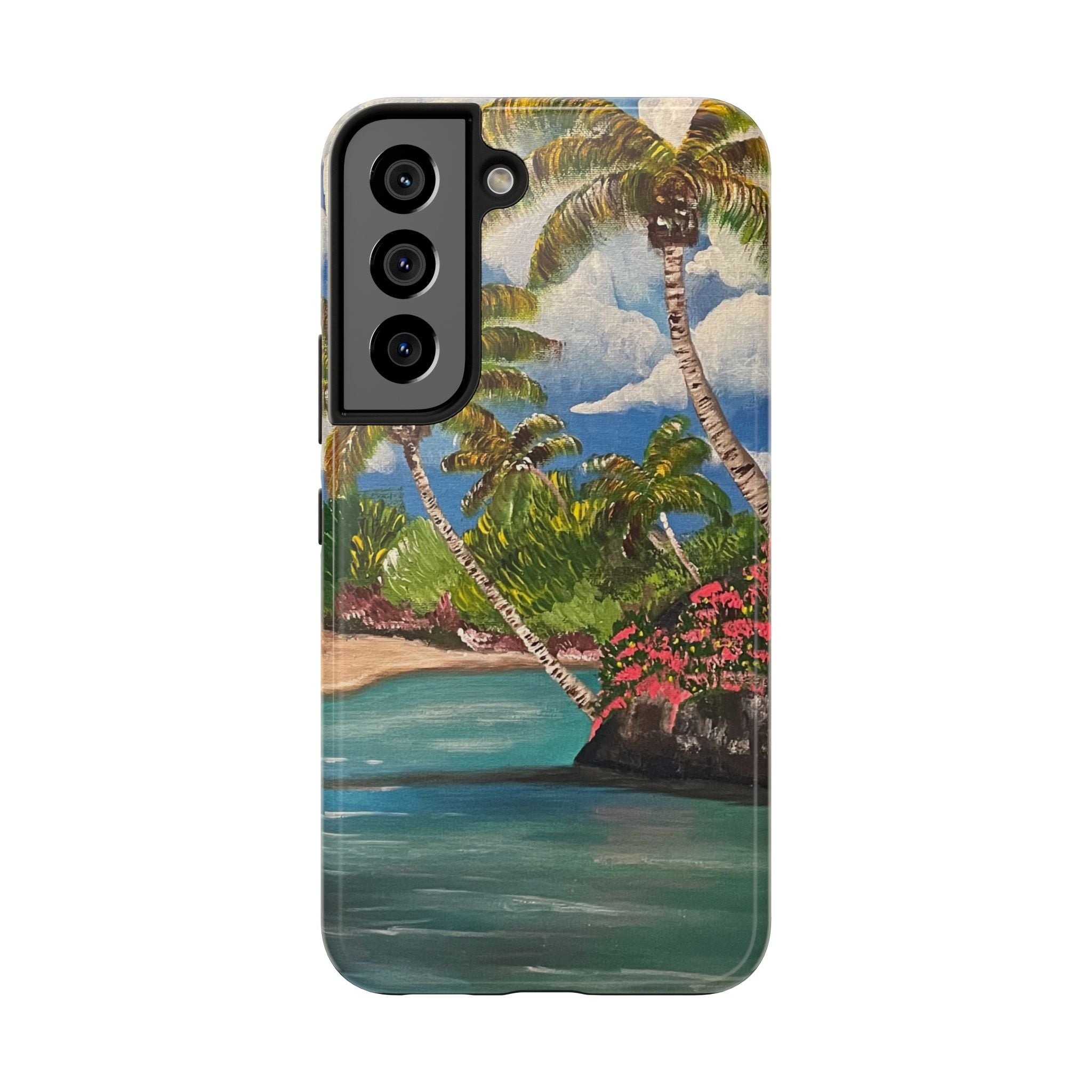 Blooming Paradise Phone Case Hand Painted Unique Designs