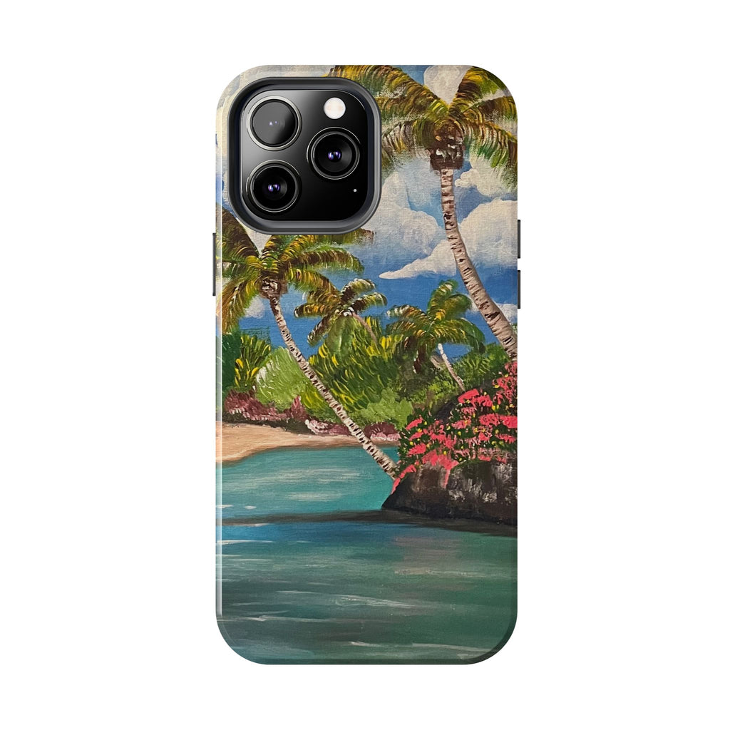Blooming Paradise Phone Case Hand Painted Unique Designs