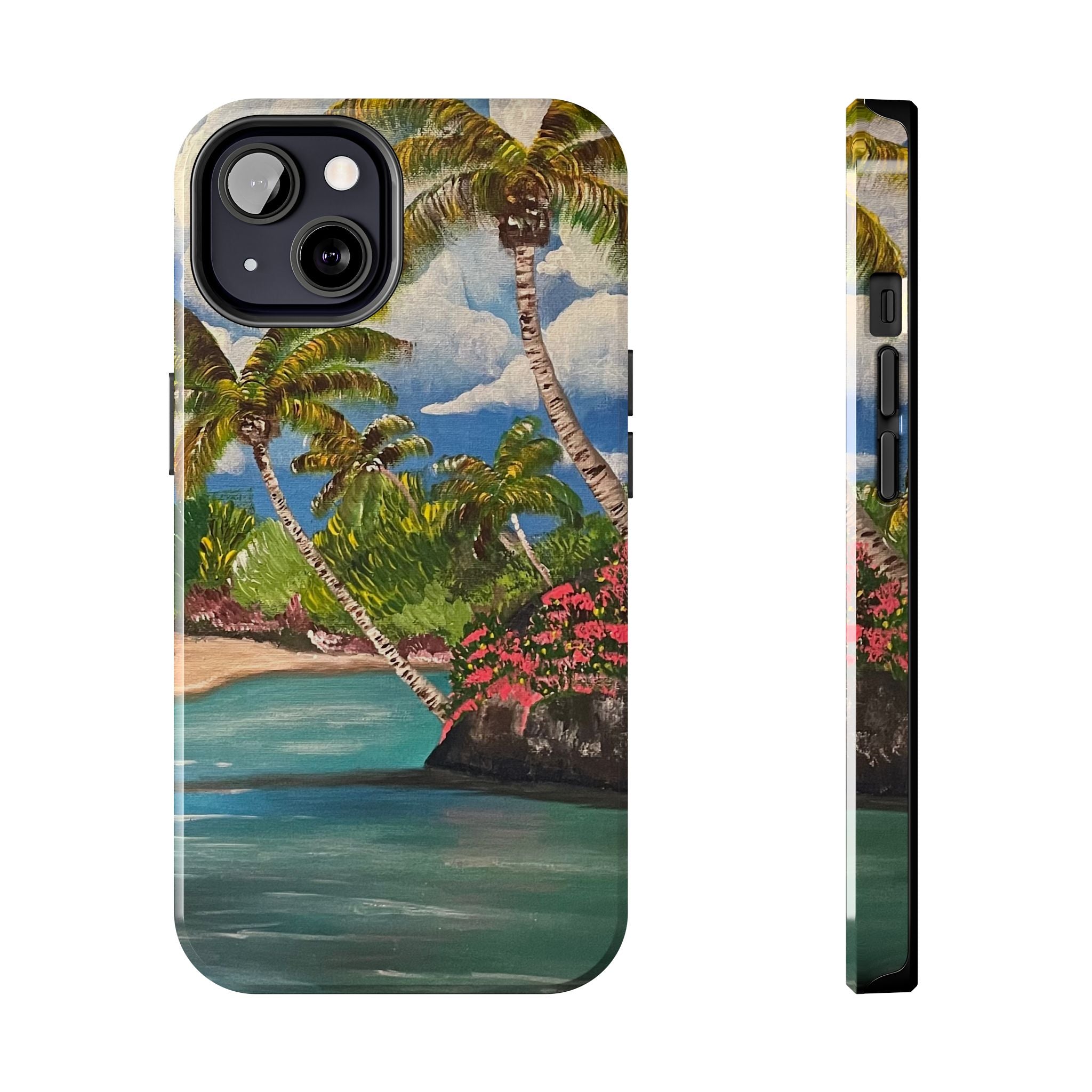 Blooming Paradise Phone Case Hand Painted Unique Designs