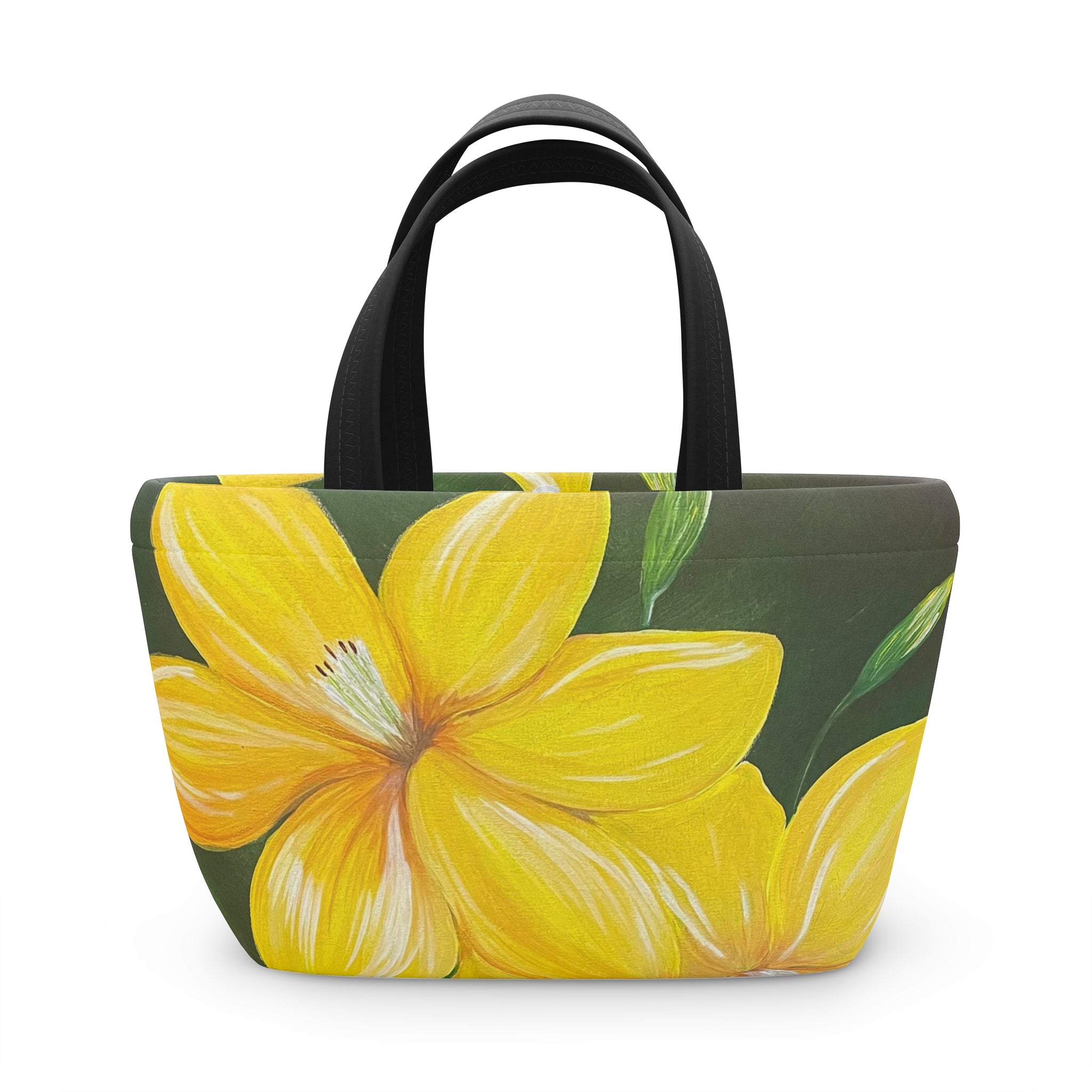 Golden Bloom Insulated Lunch Bag
