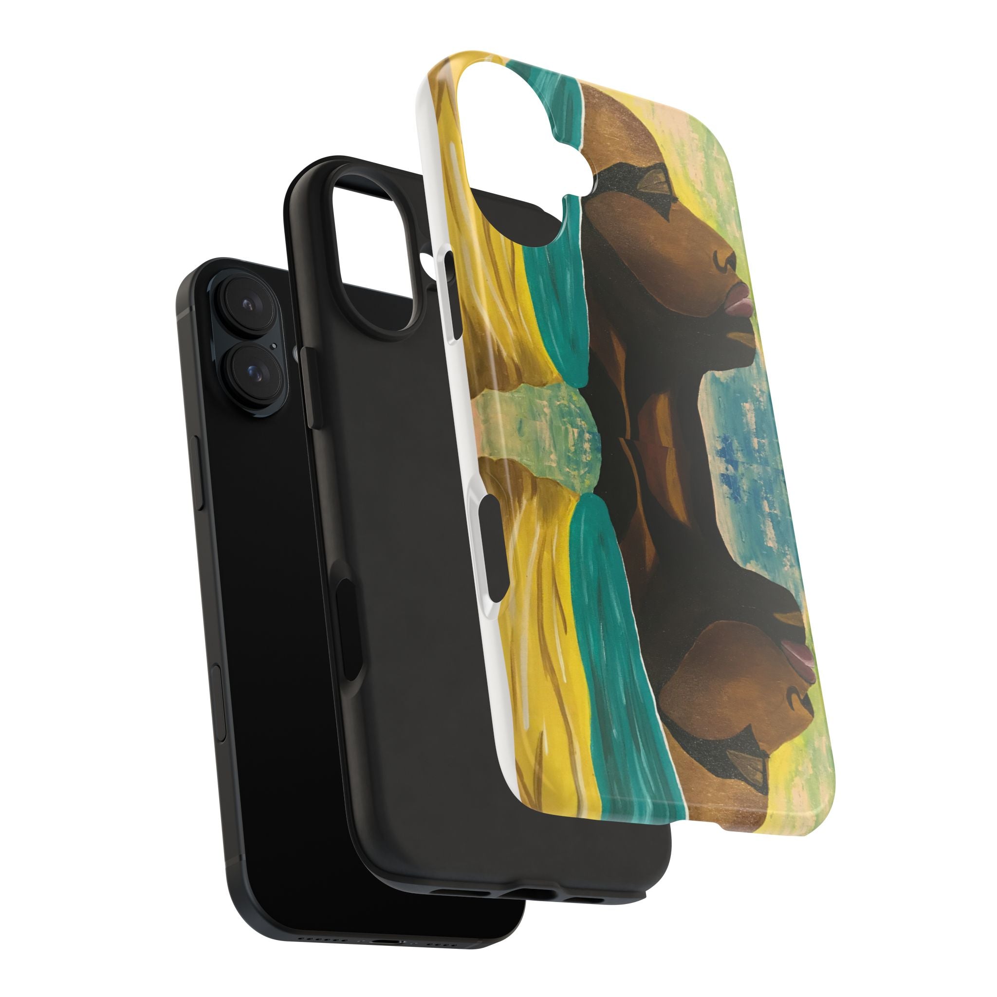 Hues of Heritage Phone Case Hand Painted