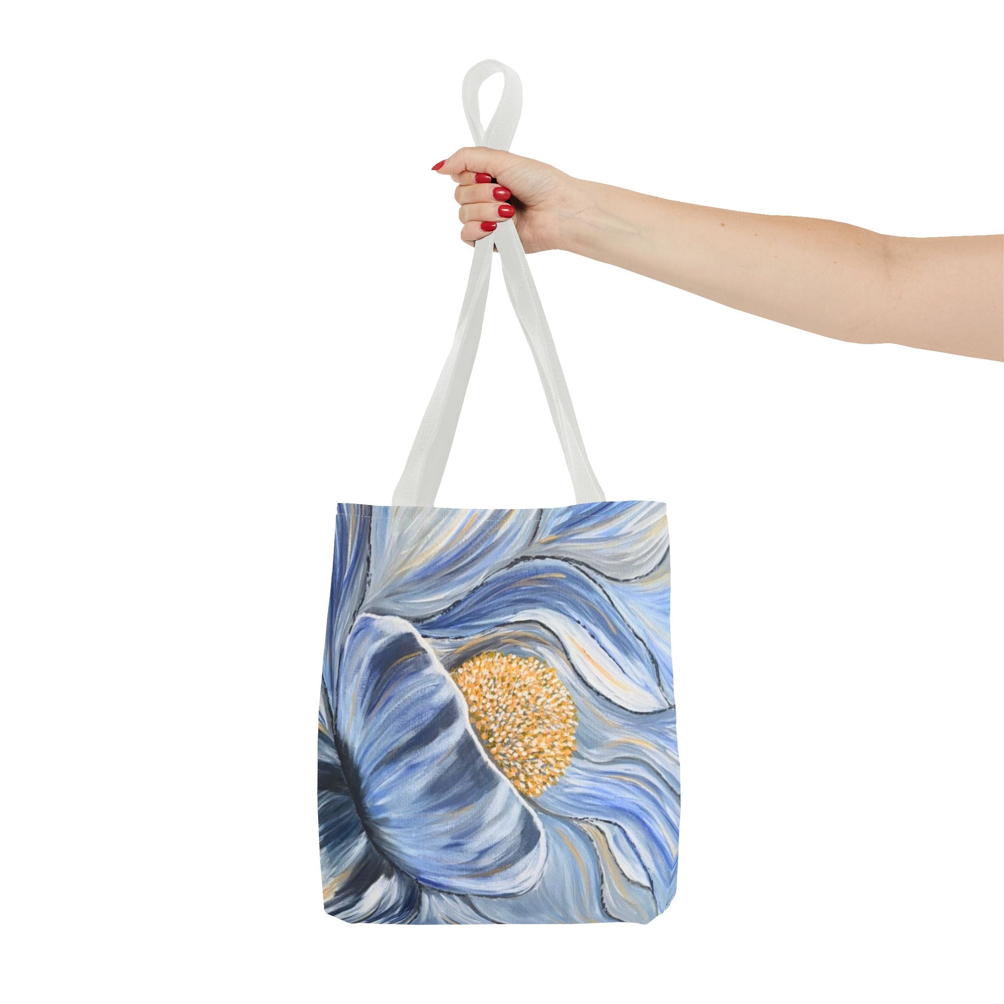 Velvet Current Hand Painted Tote Bag