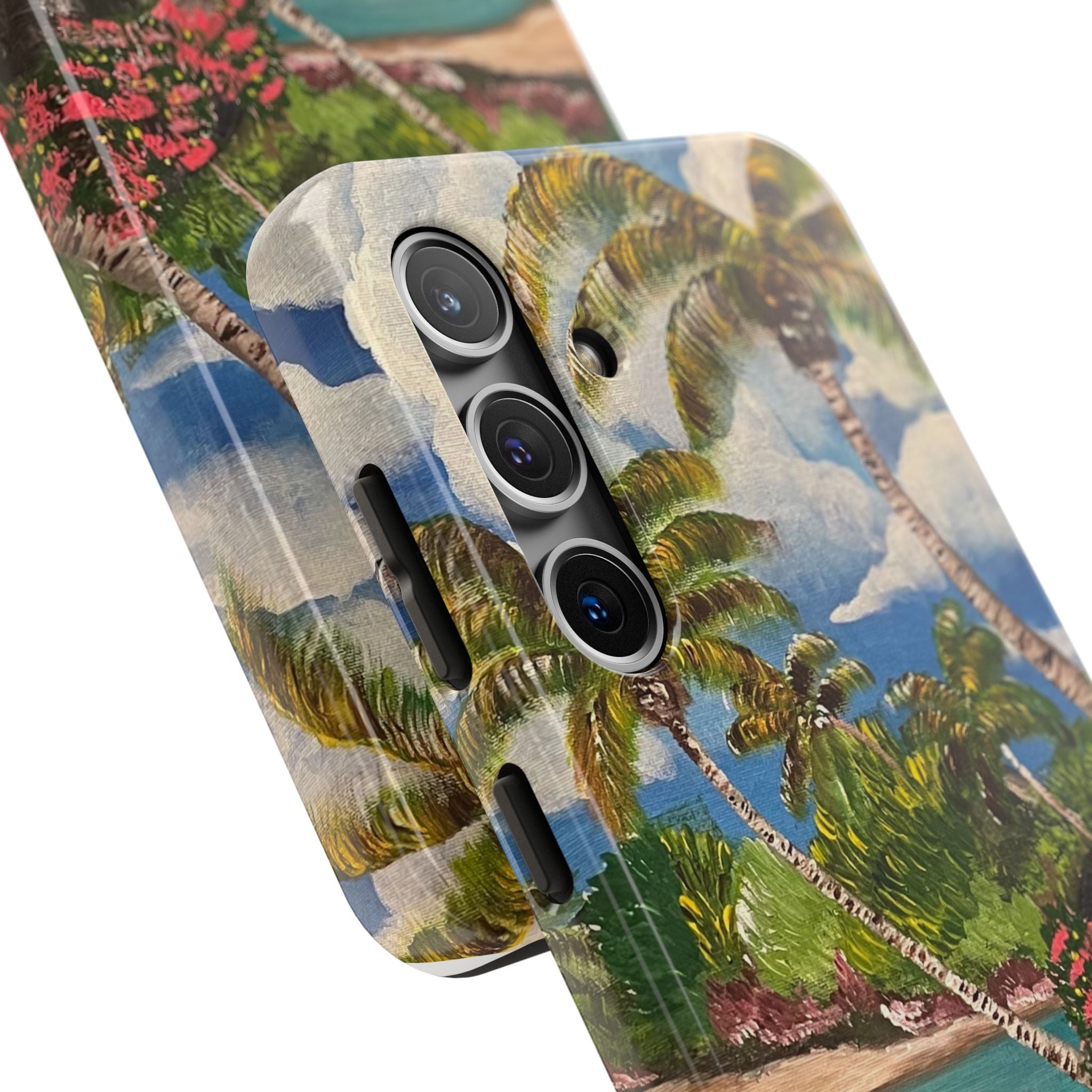 Blooming Paradise Phone Case Hand Painted Unique Designs