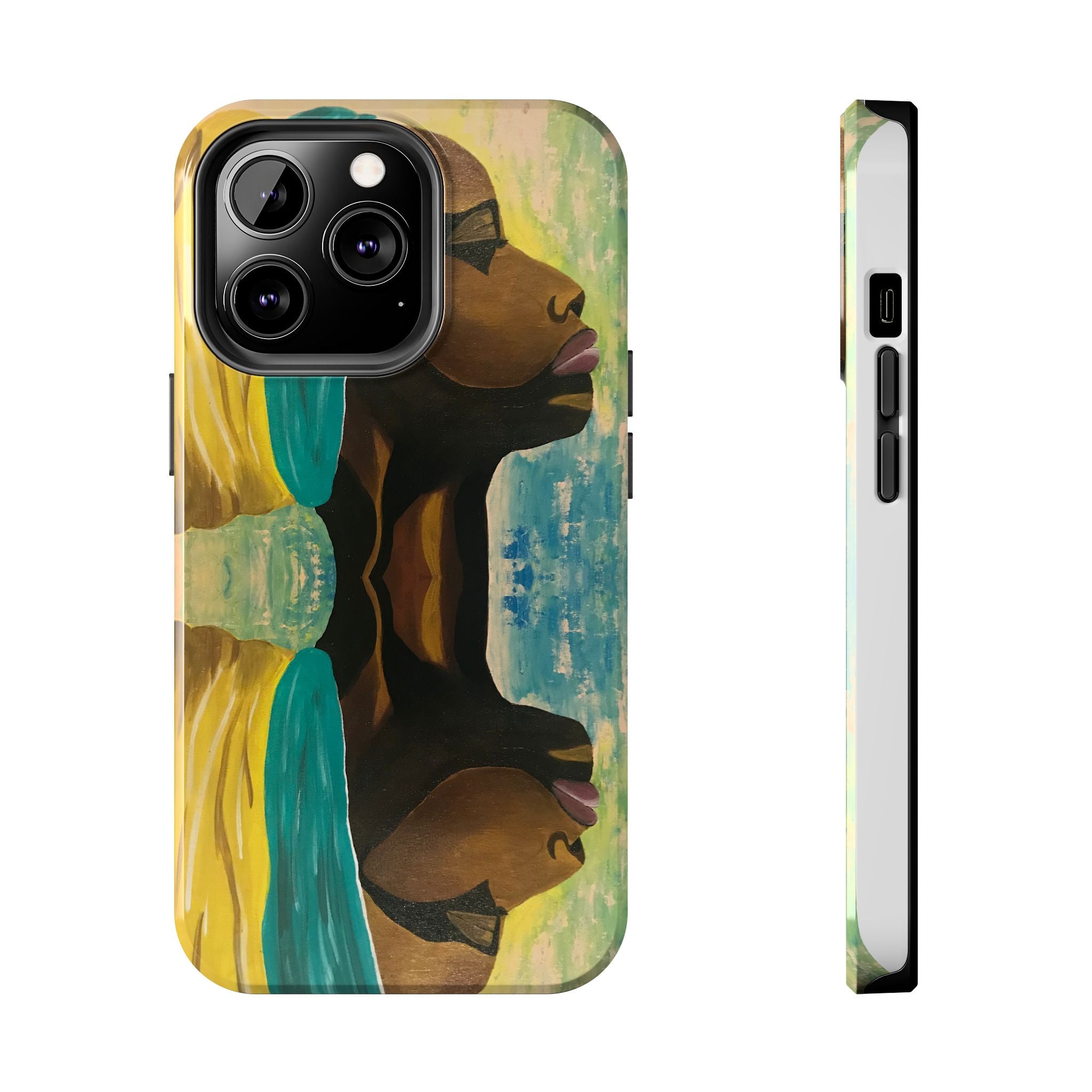 Hues of Heritage Phone Case Hand Painted