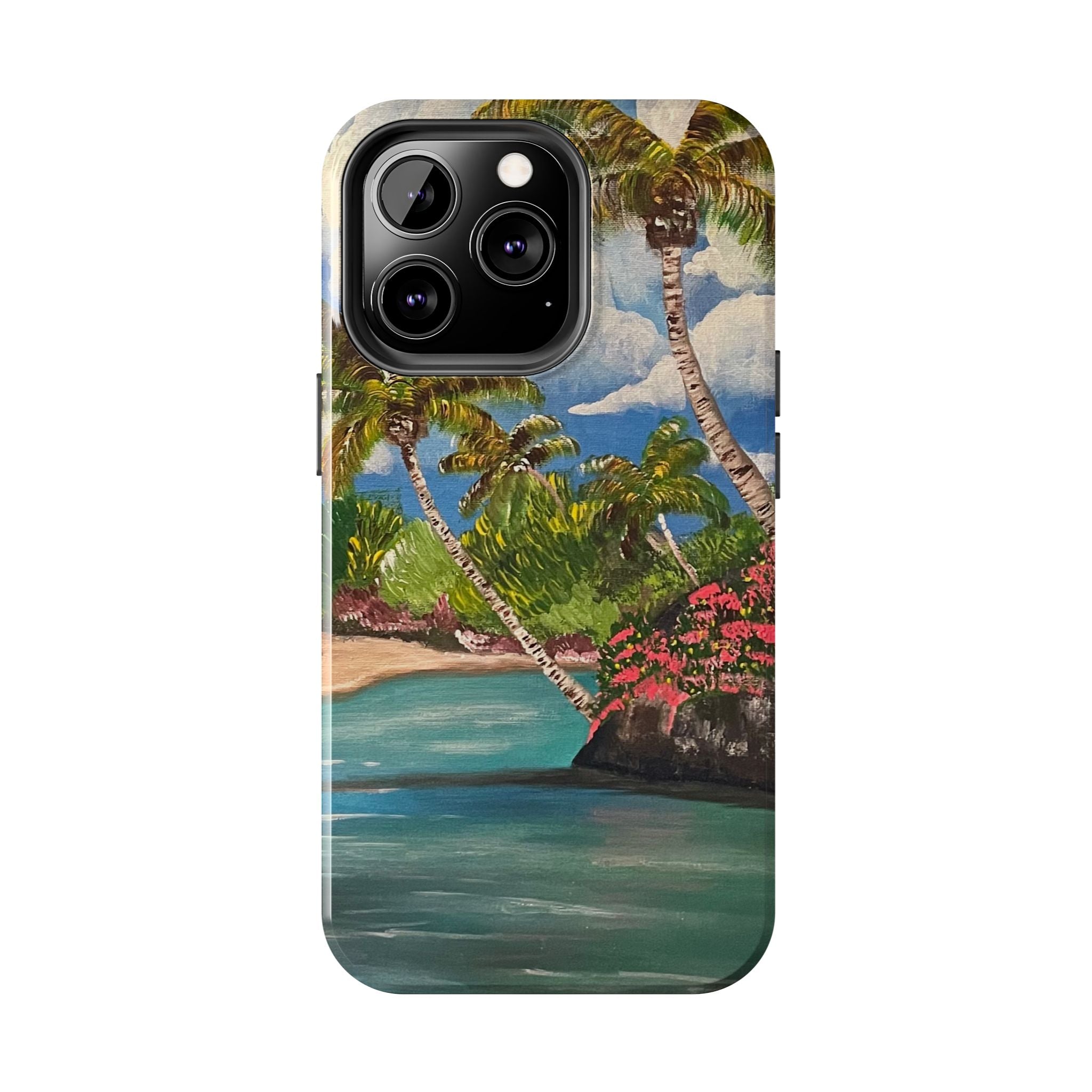 Blooming Paradise Phone Case Hand Painted Unique Designs