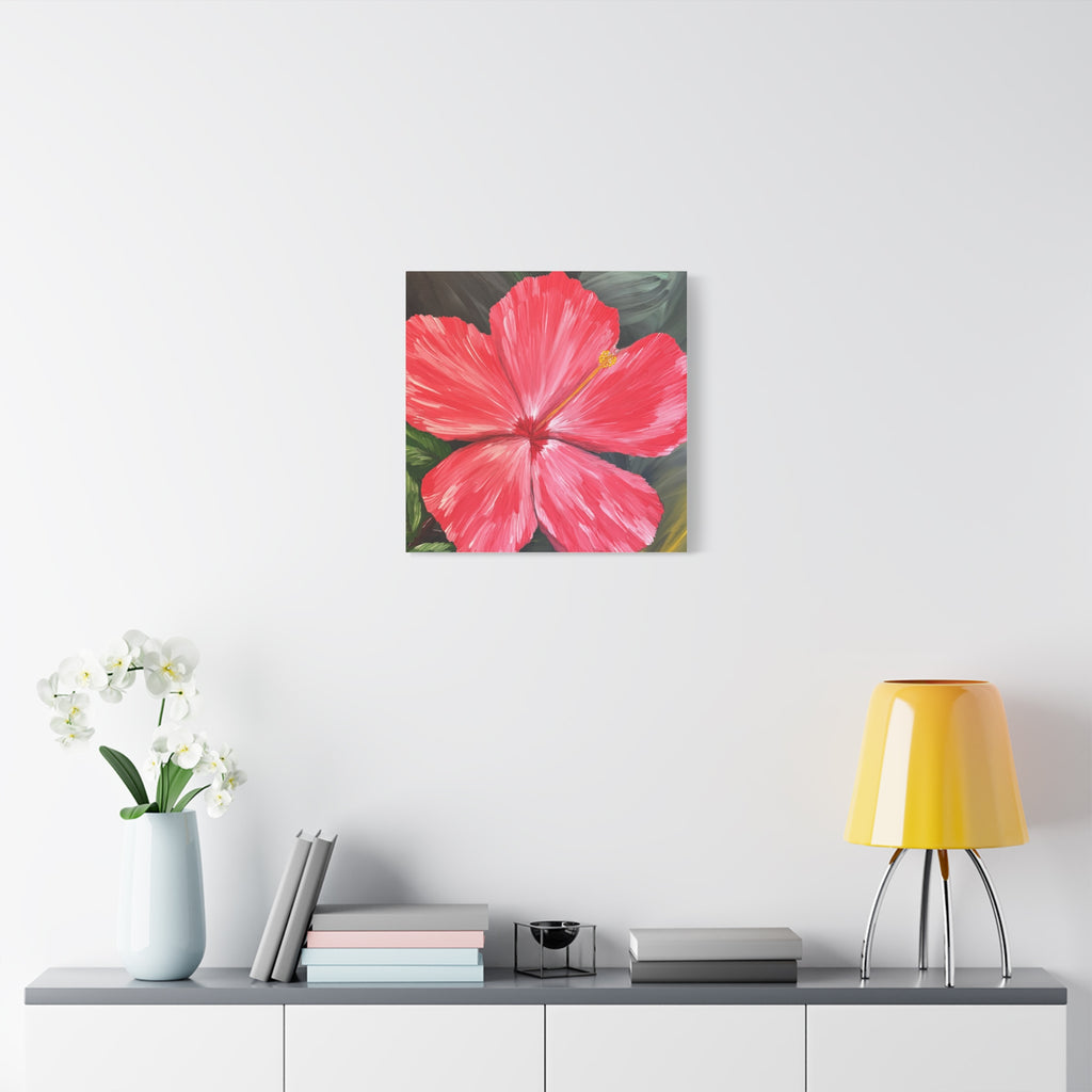 Hibiscus Hues Canvas Wall Art
