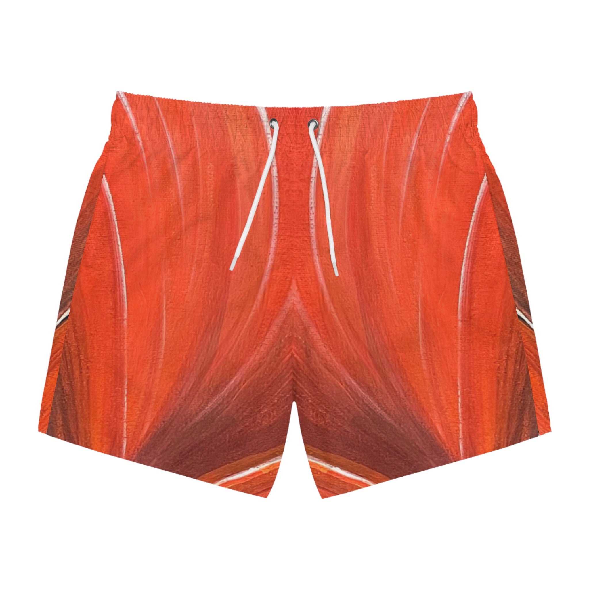 Scarlet Veil Swim Trunks