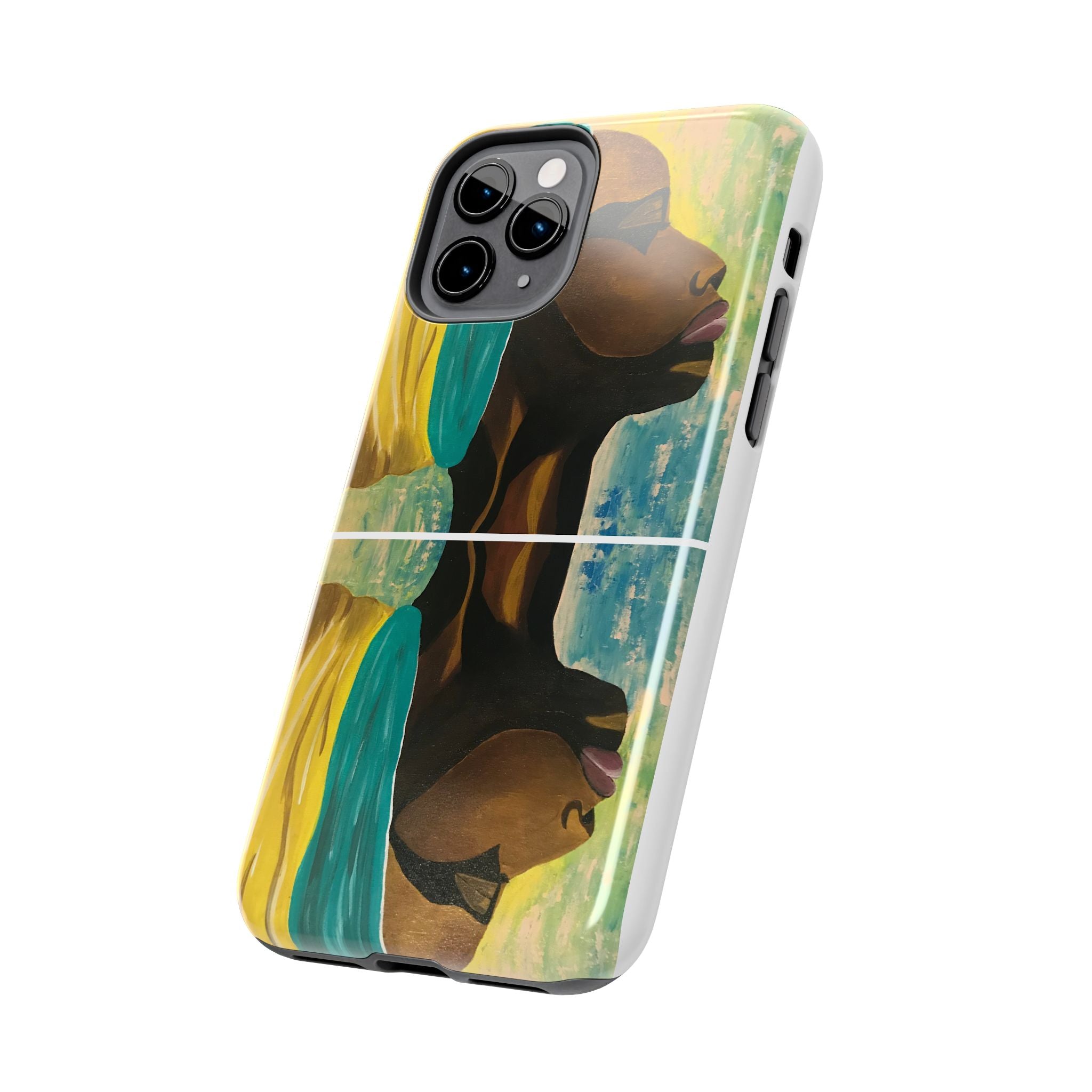 Hues of Heritage Phone Case Hand Painted