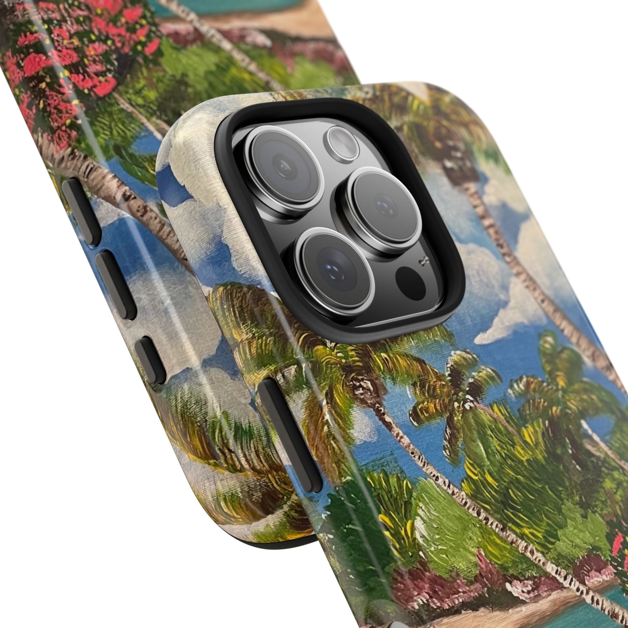 Blooming Paradise Phone Case Hand Painted Unique Designs