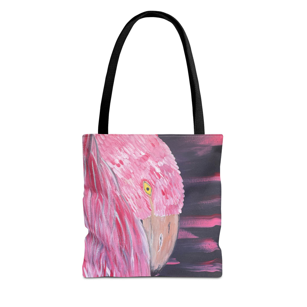 Feathered Grace Hand Painted Tote Bag