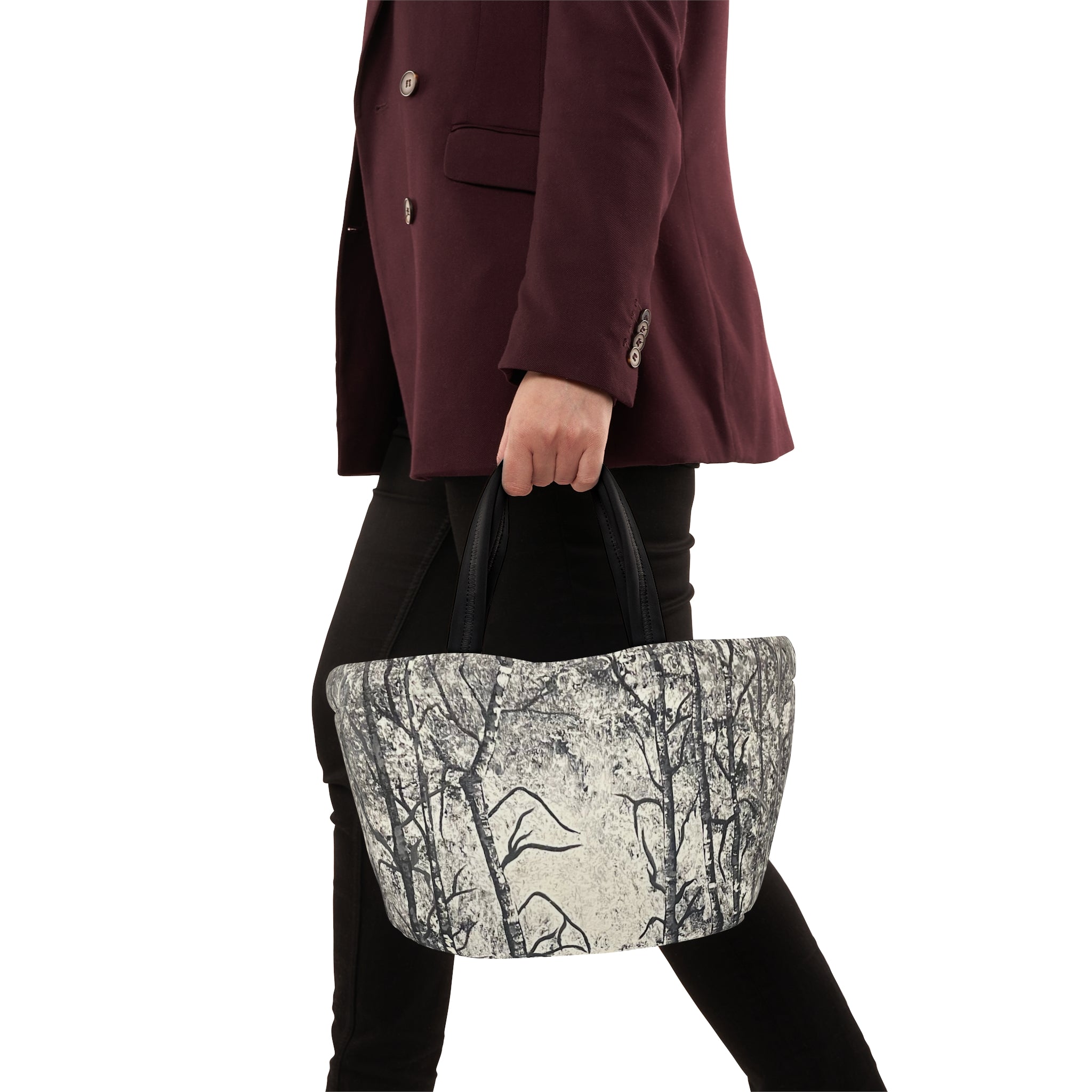 Silver Shadows Lunch Bag — Insulated Tote
