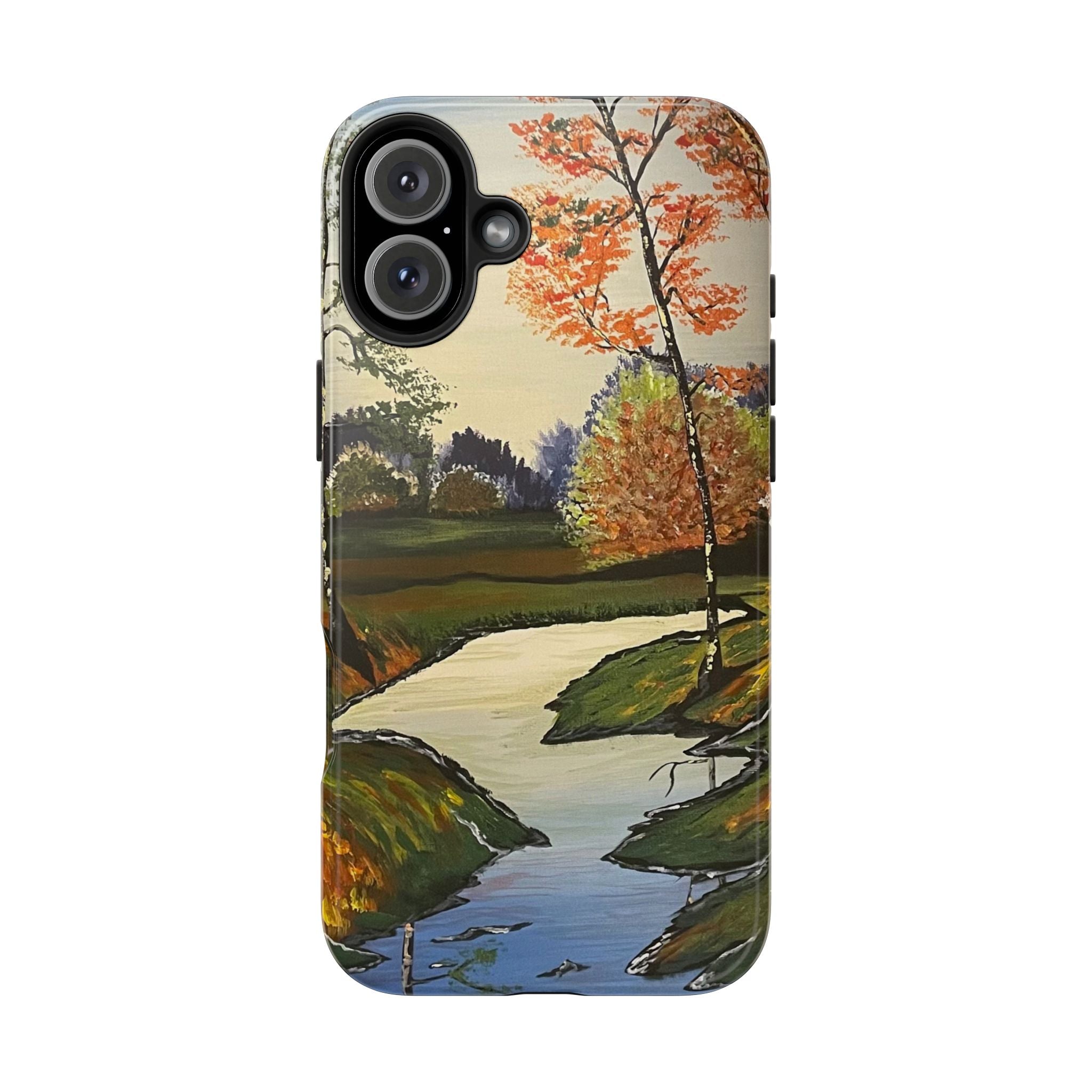 Whispering Birches Phone Case - Hand Painted Unique Designs