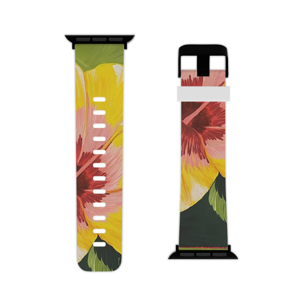 Blushing Sunrise Hand Painted Watch Bands