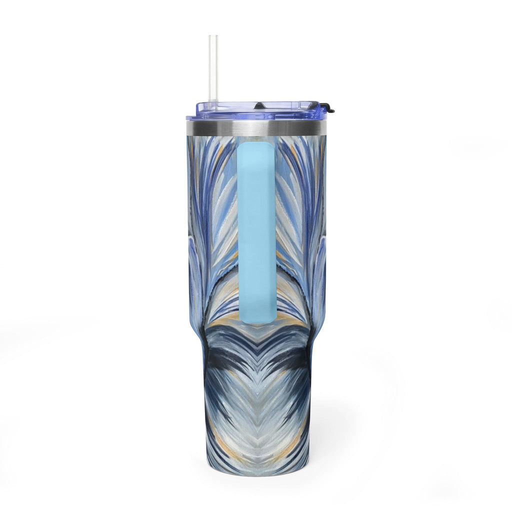 Velvet Current 40oz  Vacuum Tumbler — Insulated Travel Mug with Straw