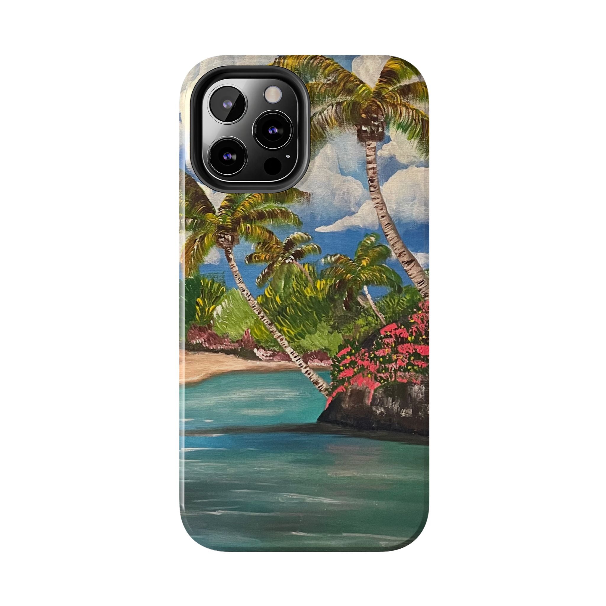 Blooming Paradise Phone Case Hand Painted Unique Designs