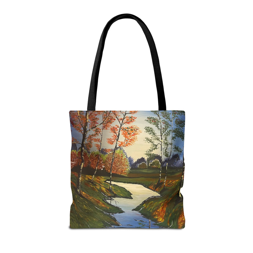 Whispering Birches Hand Painted Tote Bag