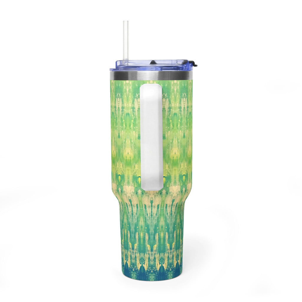 Hues of Heritage 40oz  Vacuum Tumbler — Insulated Travel Mug with Straw