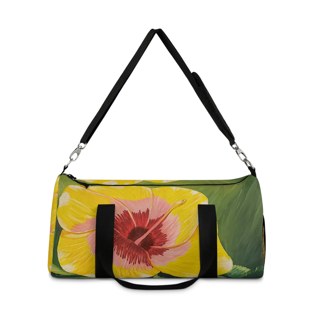 Blushing Sunrise Hand Painted Duffel Bag