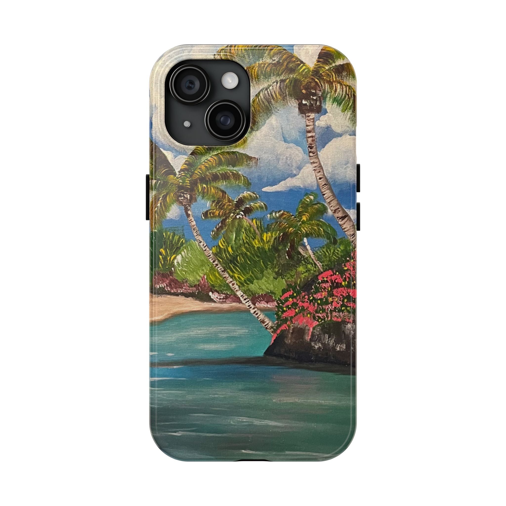 Blooming Paradise Phone Case Hand Painted Unique Designs