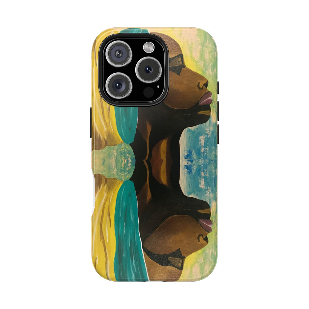 Hues of Heritage Phone Case Hand Painted