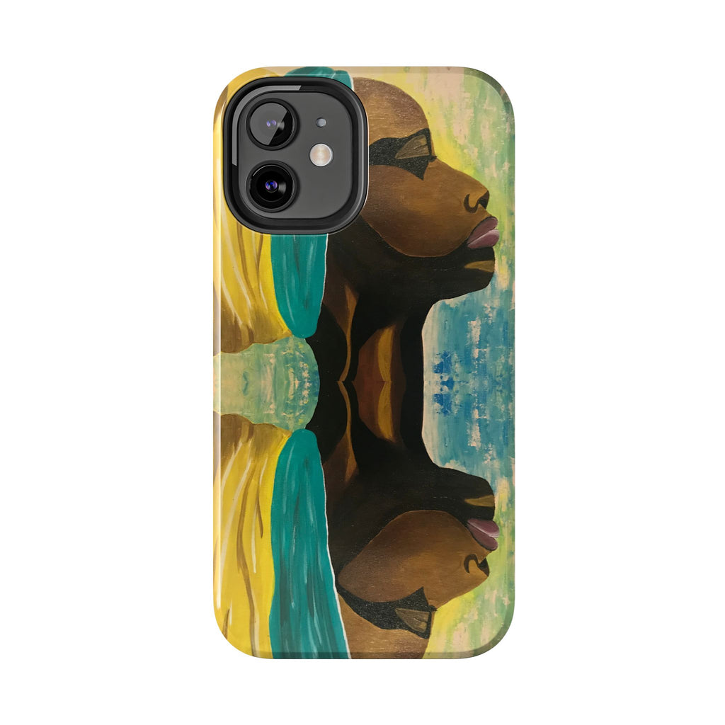 Hues of Heritage Phone Case Hand Painted