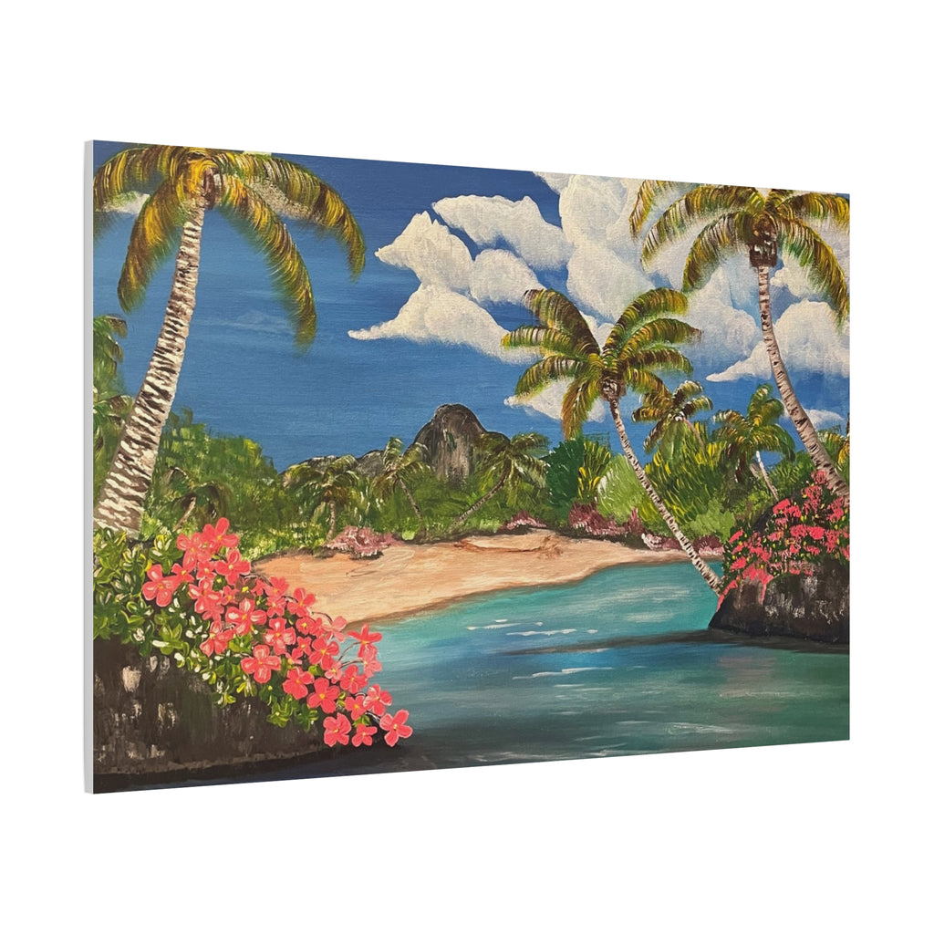 Blooming Paradise Abstract Art Canvas - Contemporary Wall Decor