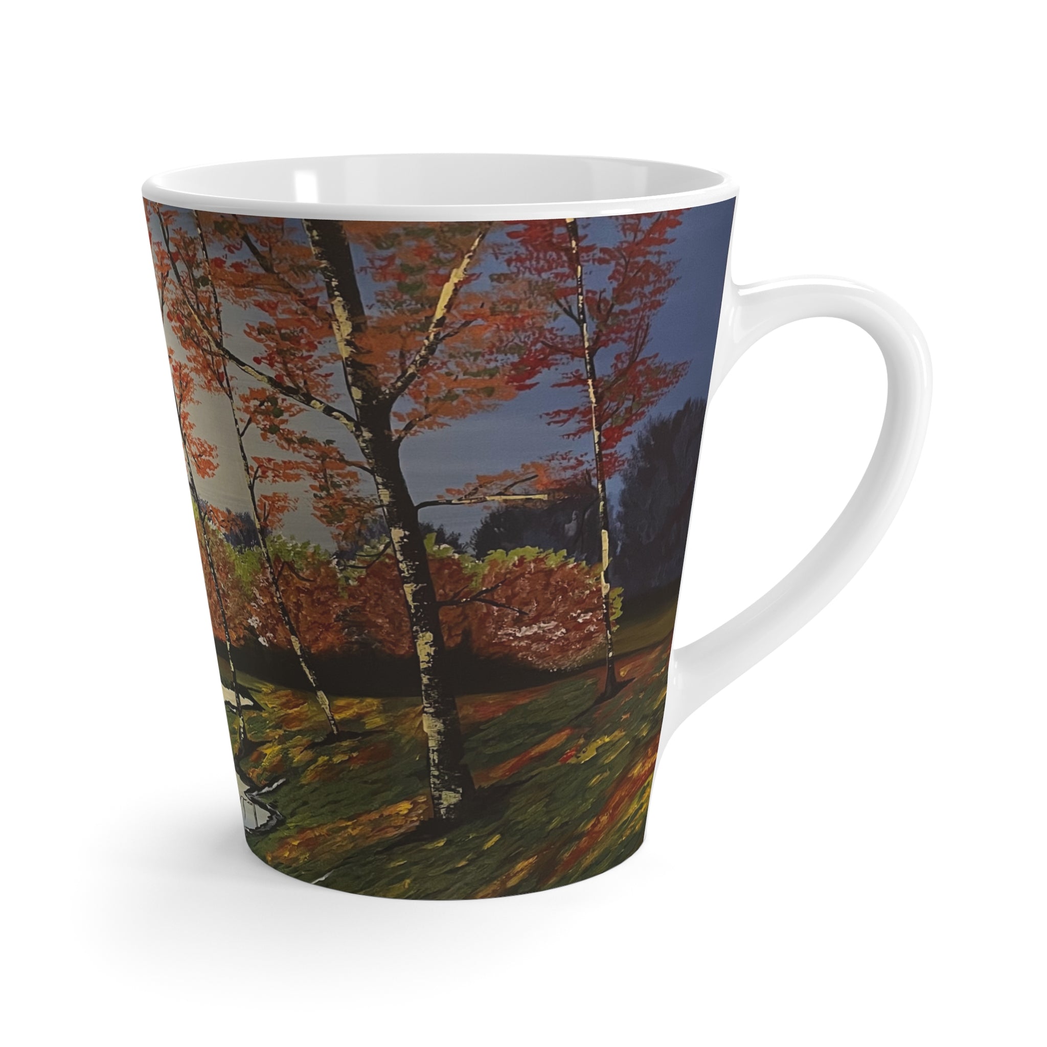 Whispering Birches Latte Mug
