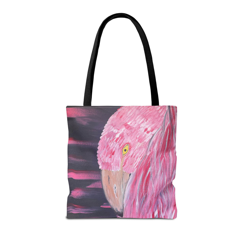 Feathered Grace Hand Painted Tote Bag