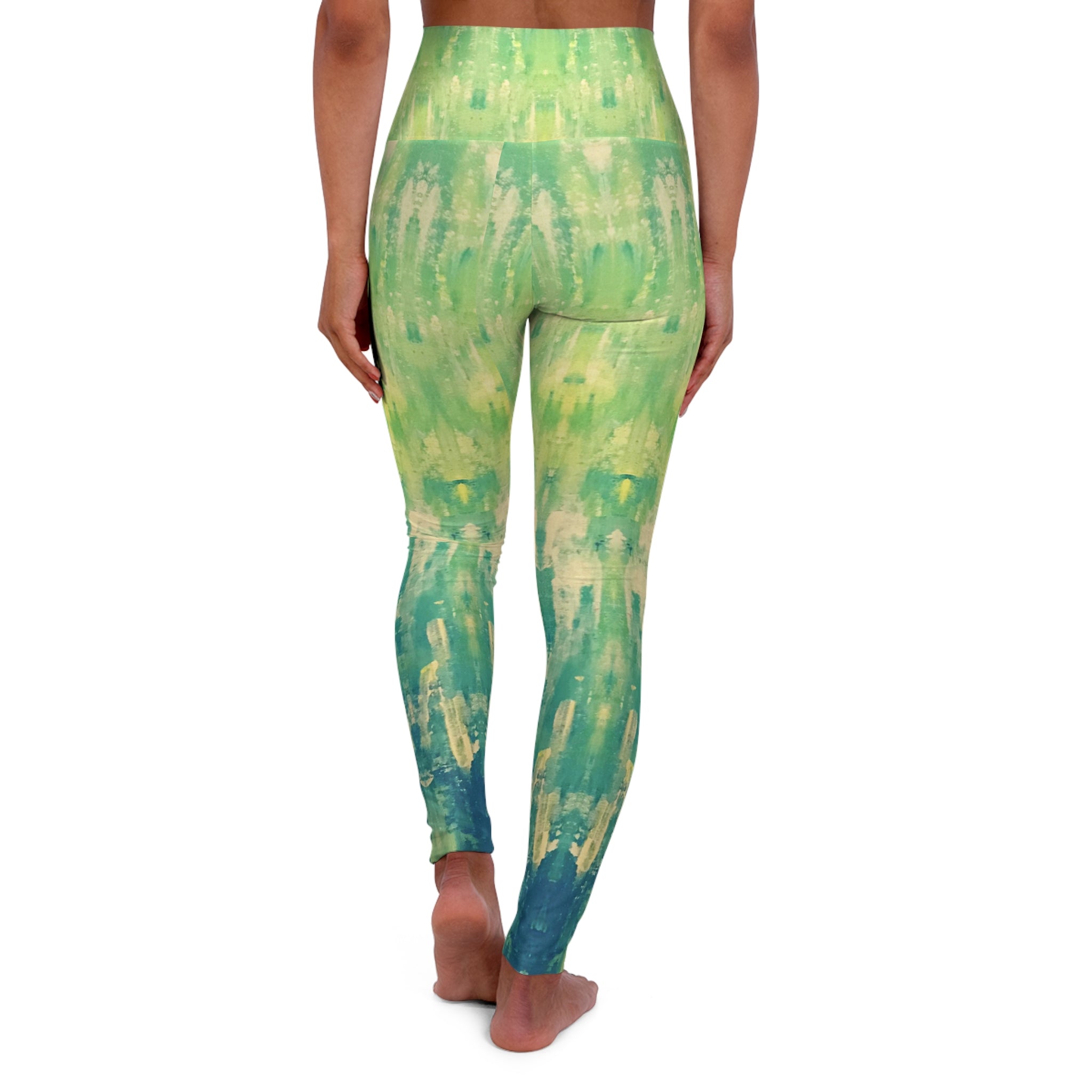Hues of Heritage Yoga Leggings - Comfort Fit, Fitness Apparel, Workout Gear, Athleisure, Gift for Yoga Lovers