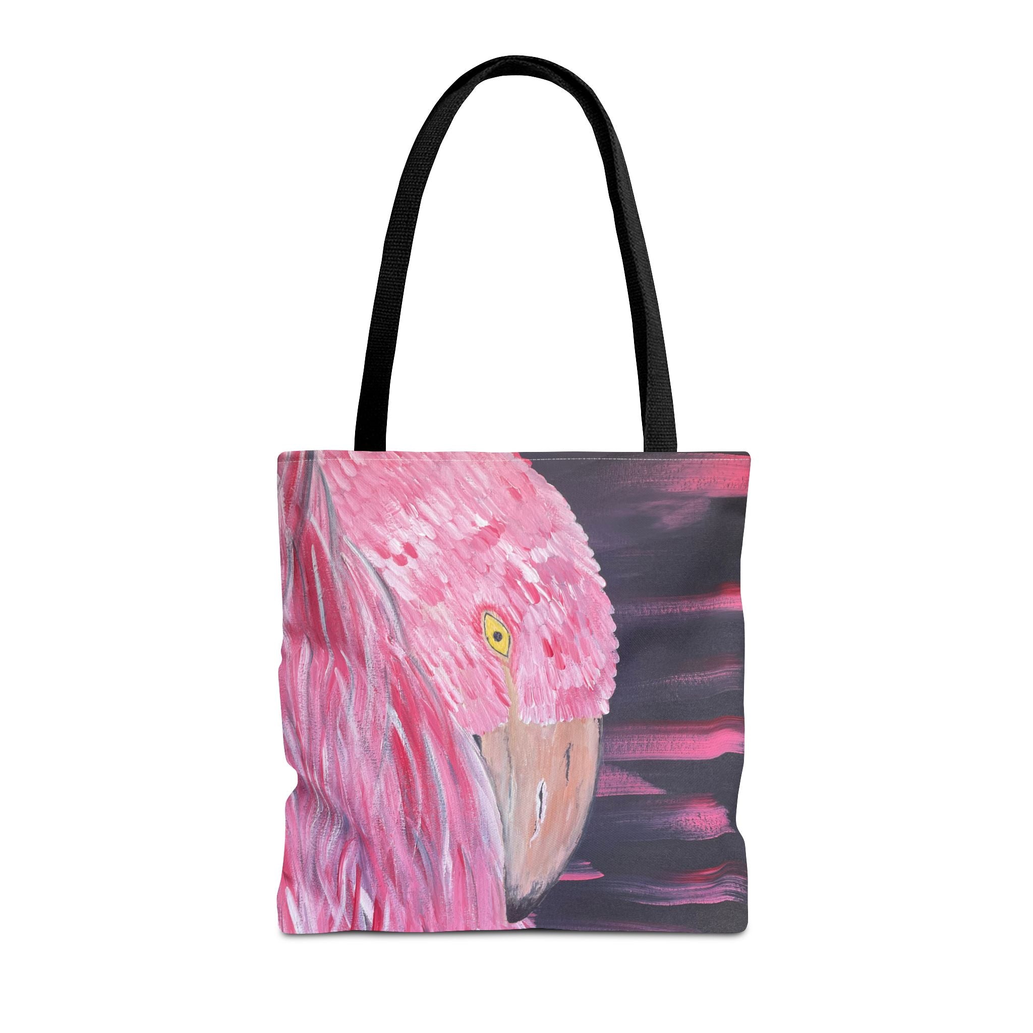 Feathered Grace Hand Painted Tote Bag