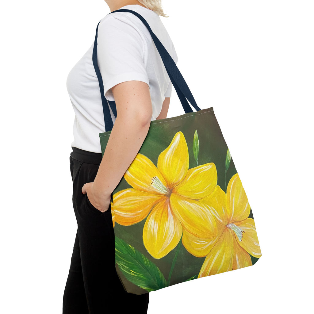 Golden Bloom Tote Bag