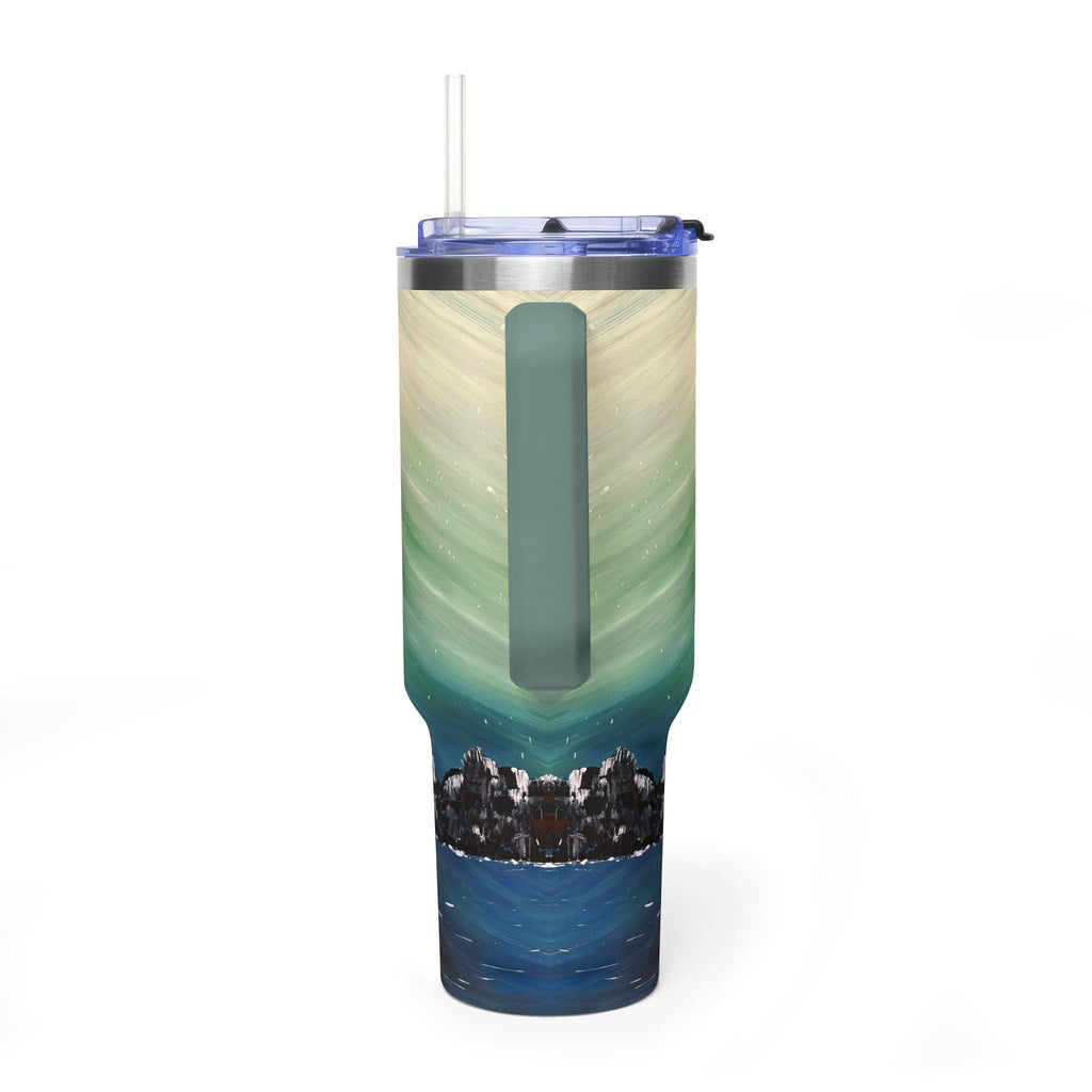 The North Sky 40oz  Vacuum Tumbler — Insulated Travel Mug with Straw