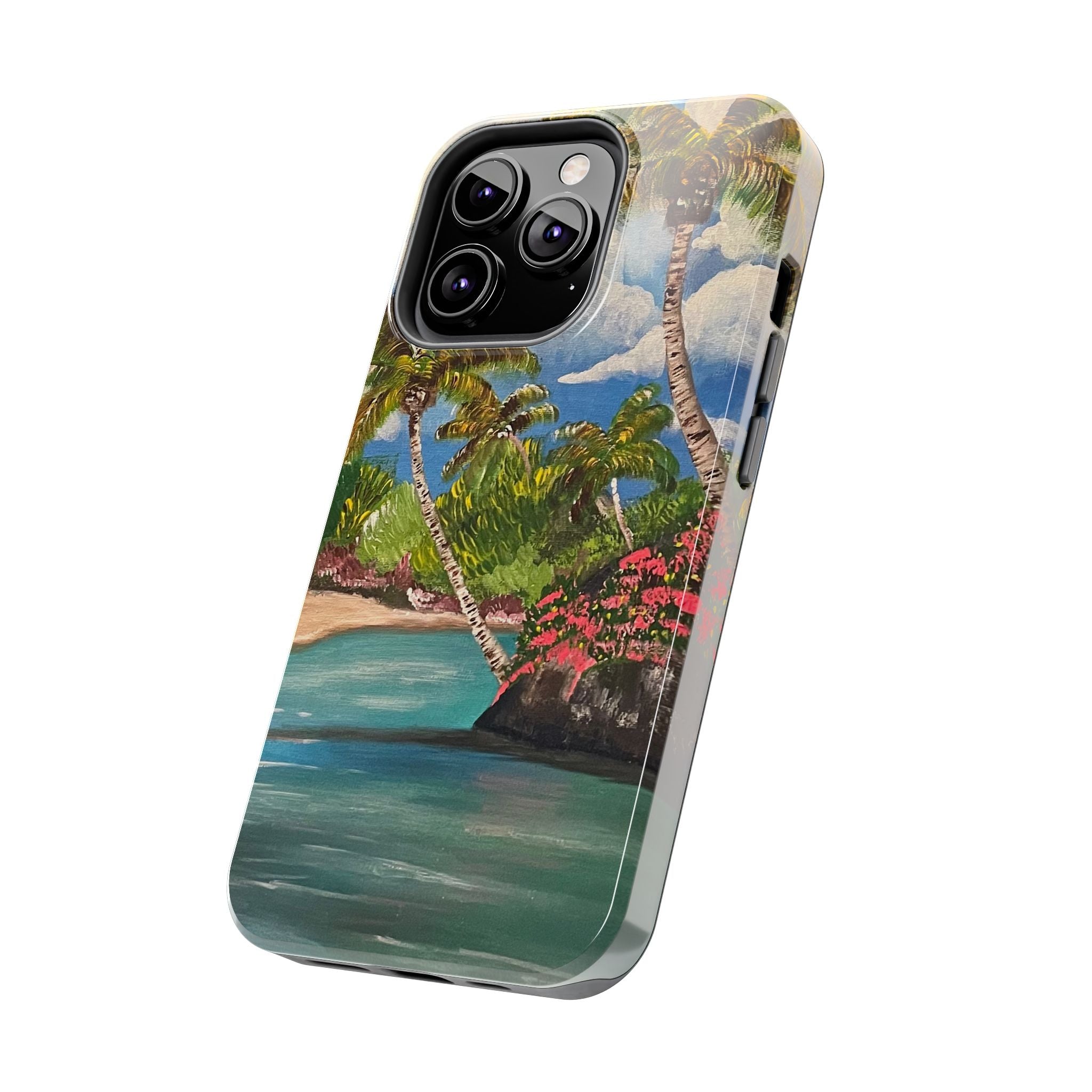 Blooming Paradise Phone Case Hand Painted Unique Designs