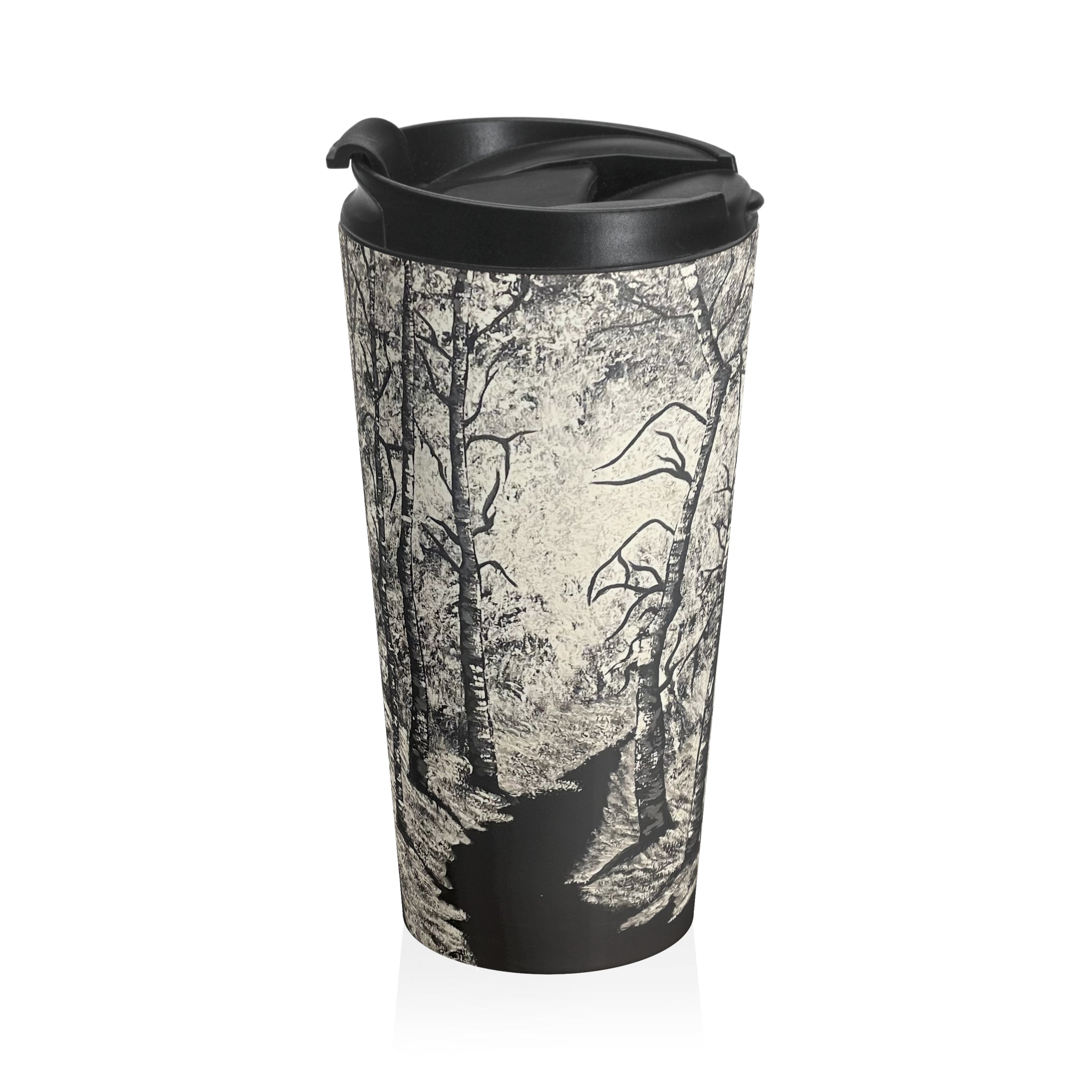 Silver Shadows Stainless Steel Travel Mug