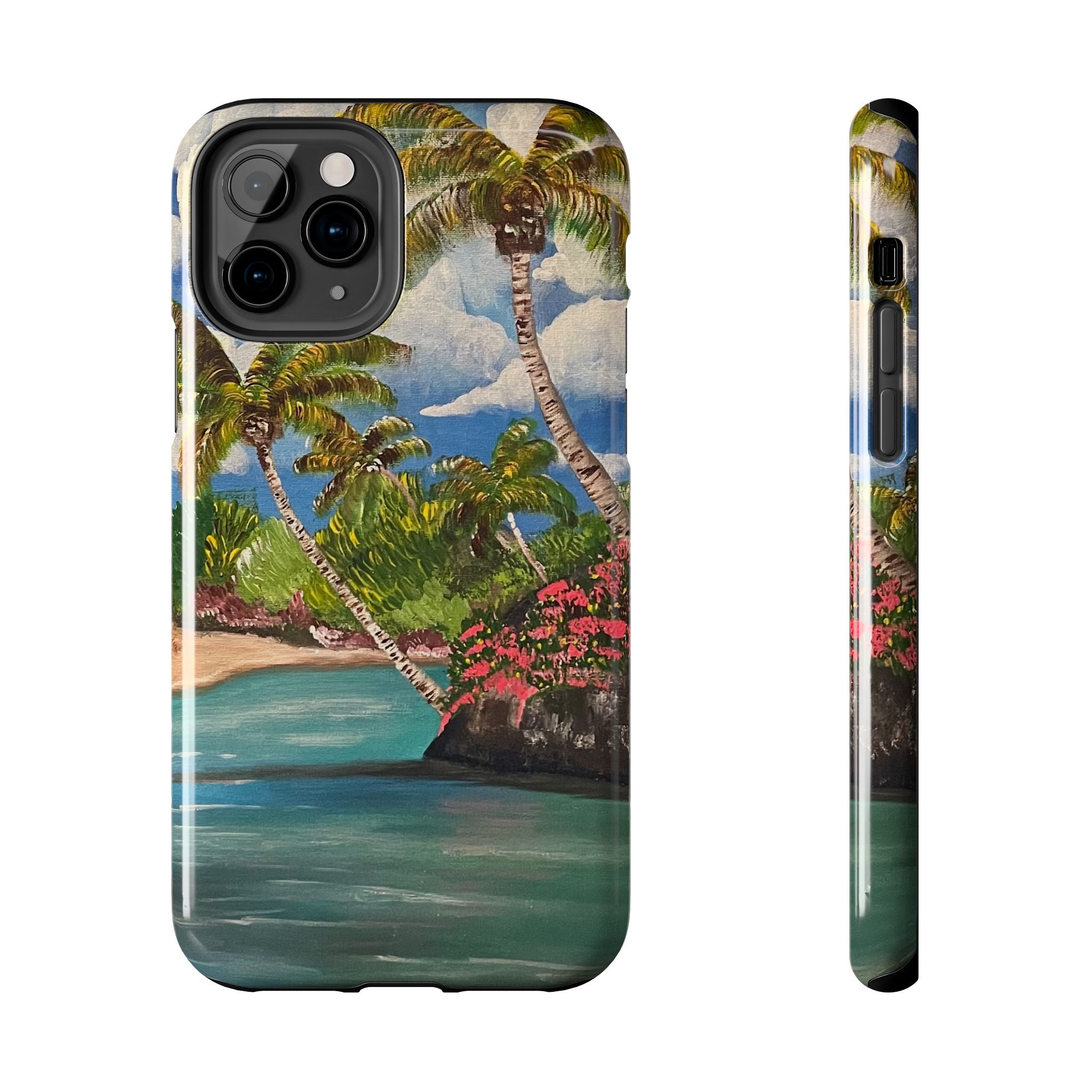 Blooming Paradise Phone Case Hand Painted Unique Designs